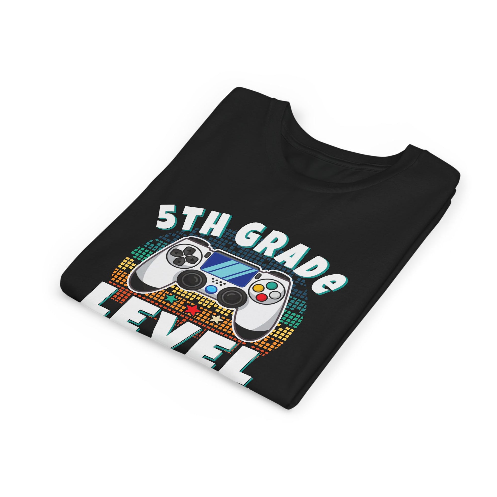 5th GRADE LEVEL UNLOCKED Youth Tee - Fun T-Shirt, Gaming Shirt, Kids Birthday Gift, Back to School, Video Game Lover