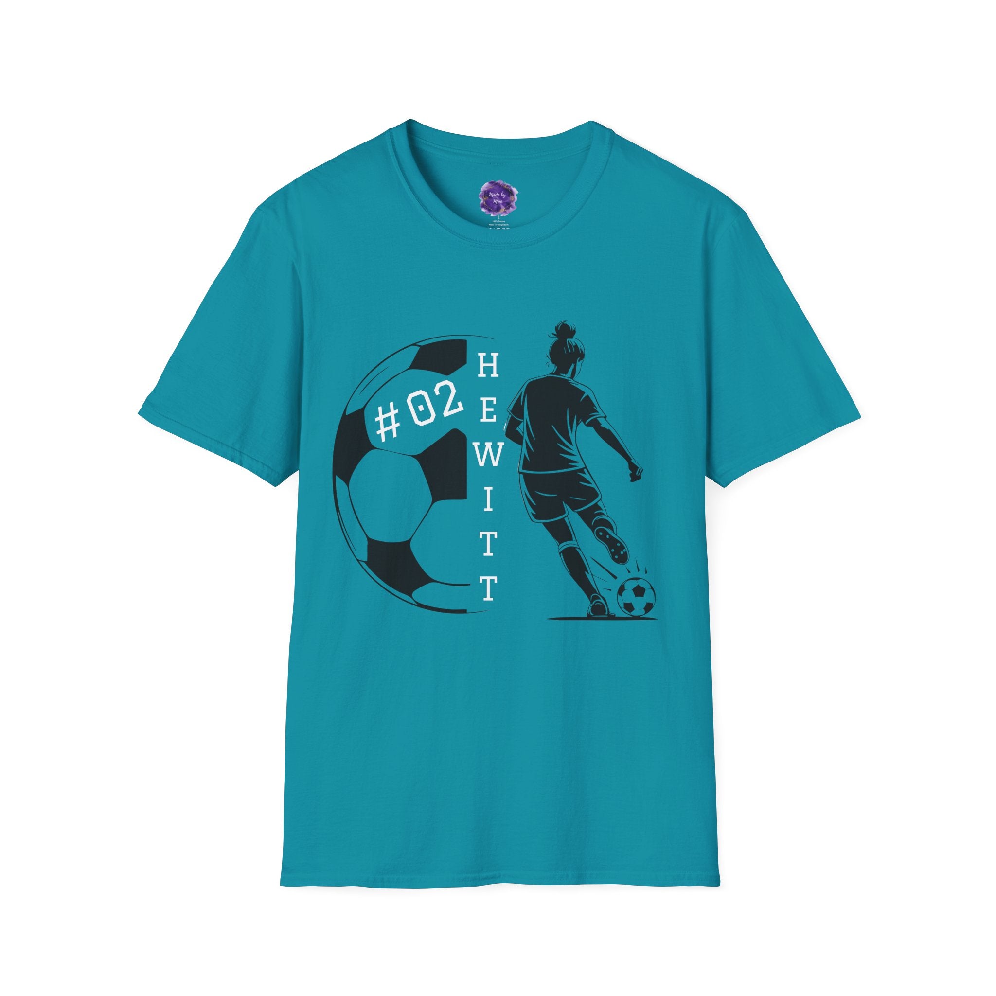 Personalized Soccer Enthusiast T-Shirt, Sporty Graphic Tee, Perfect for Team Spirit, Gift for Athletes, Casual Wear, Motivational Soccer Shirt