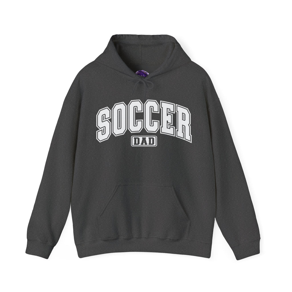 Soccer Dad Hoodie, Unisex Heavy Blend Hoodie for Sports Fans, Personalized Sweatshirt, Game Day Apparel