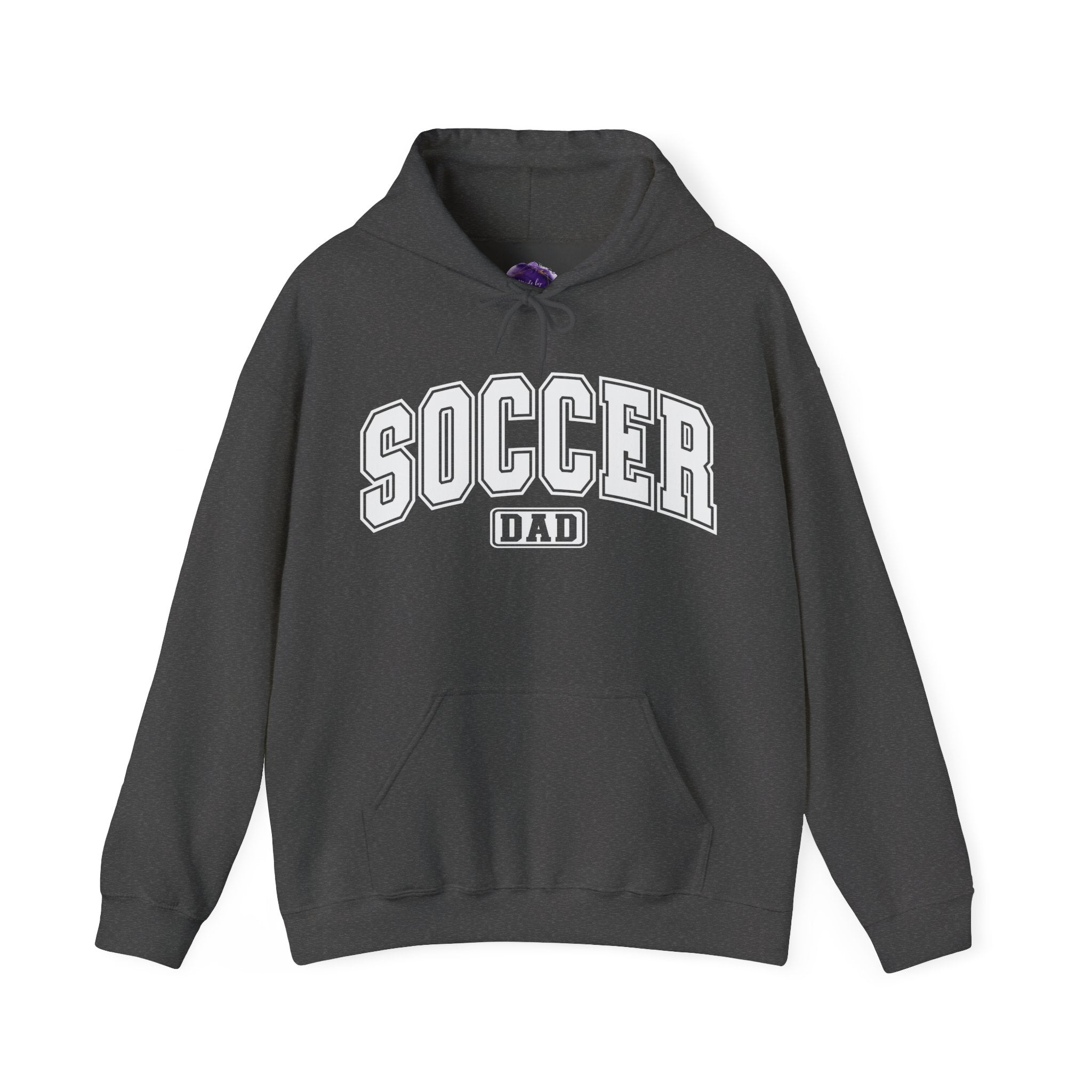 Soccer Dad Hoodie, Unisex Heavy Blend Hoodie for Sports Fans, Personalized Sweatshirt, Game Day Apparel