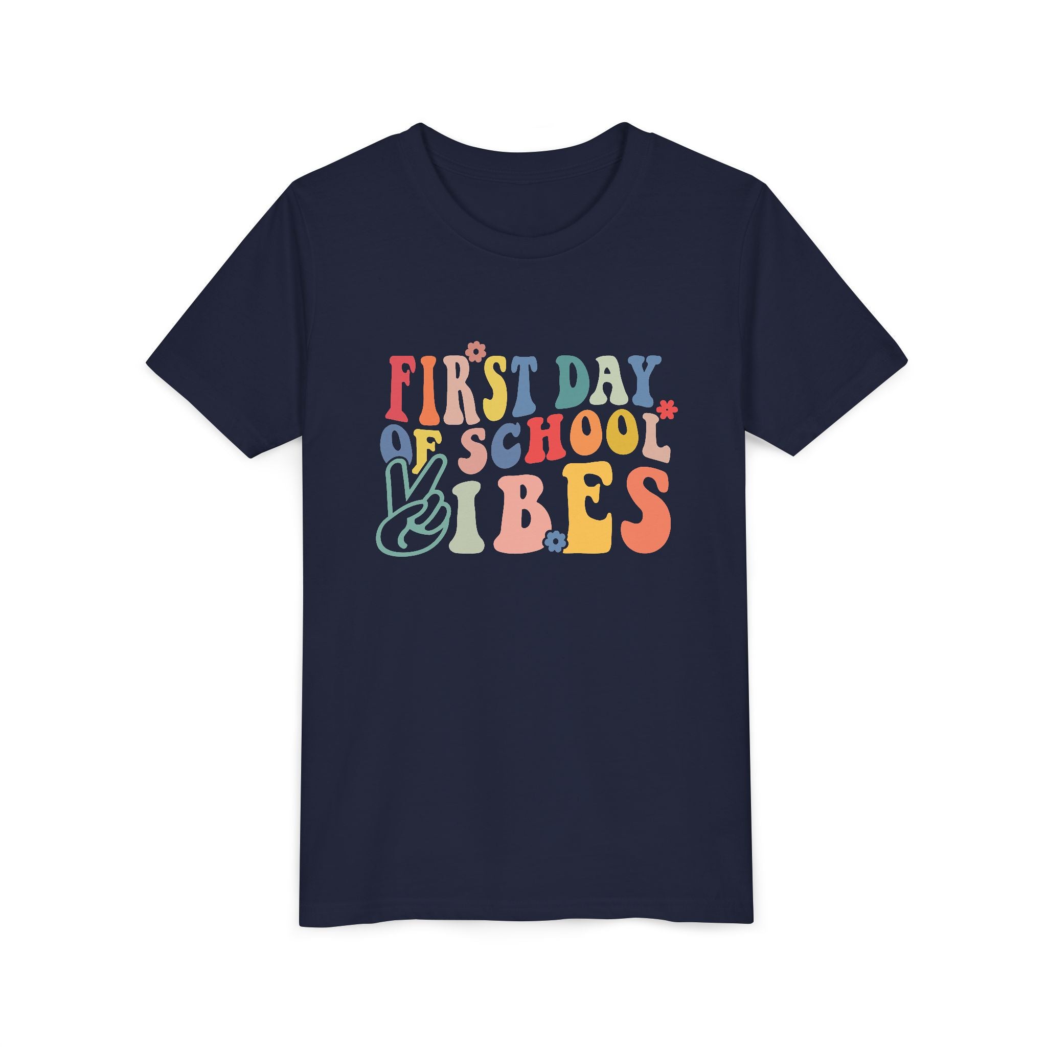 FIRST DAY OF SCHOOL VIBES' | Trendy Kids Shirt, Back to School Outfit, Gift for Kids