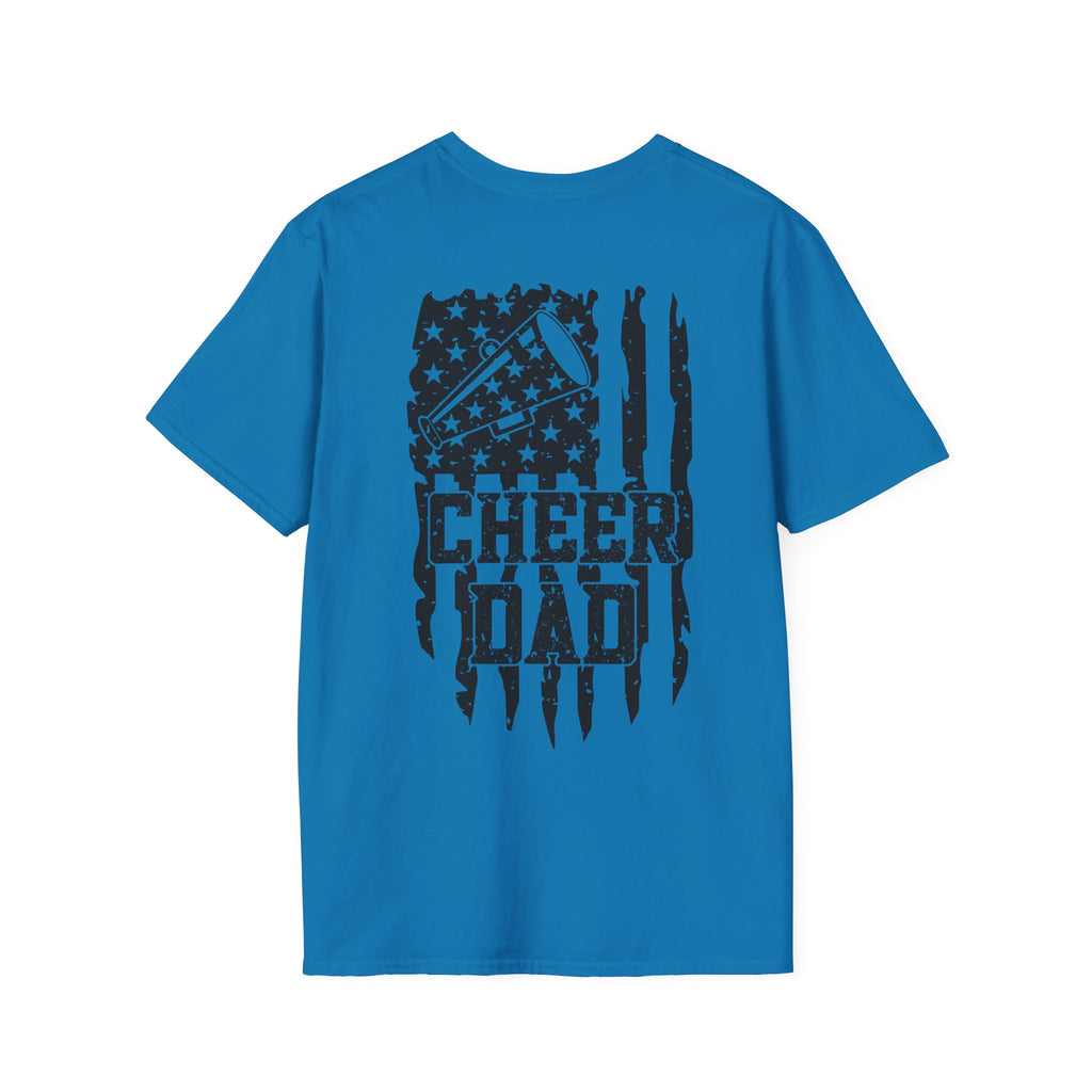 CHEER DAD T-shirt, Unisex Tee, Sporty Apparel for Game Day, Perfect for Cheer Dads, Great Gift Idea