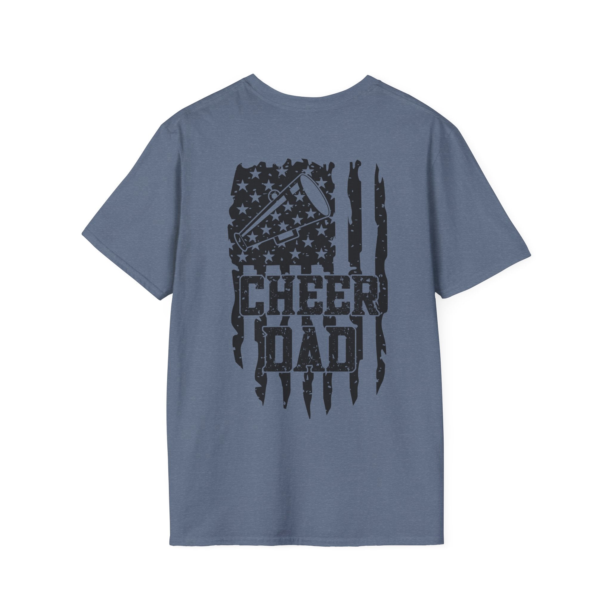 CHEER DAD T-shirt, Unisex Tee, Sporty Apparel for Game Day, Perfect for Cheer Dads, Great Gift Idea