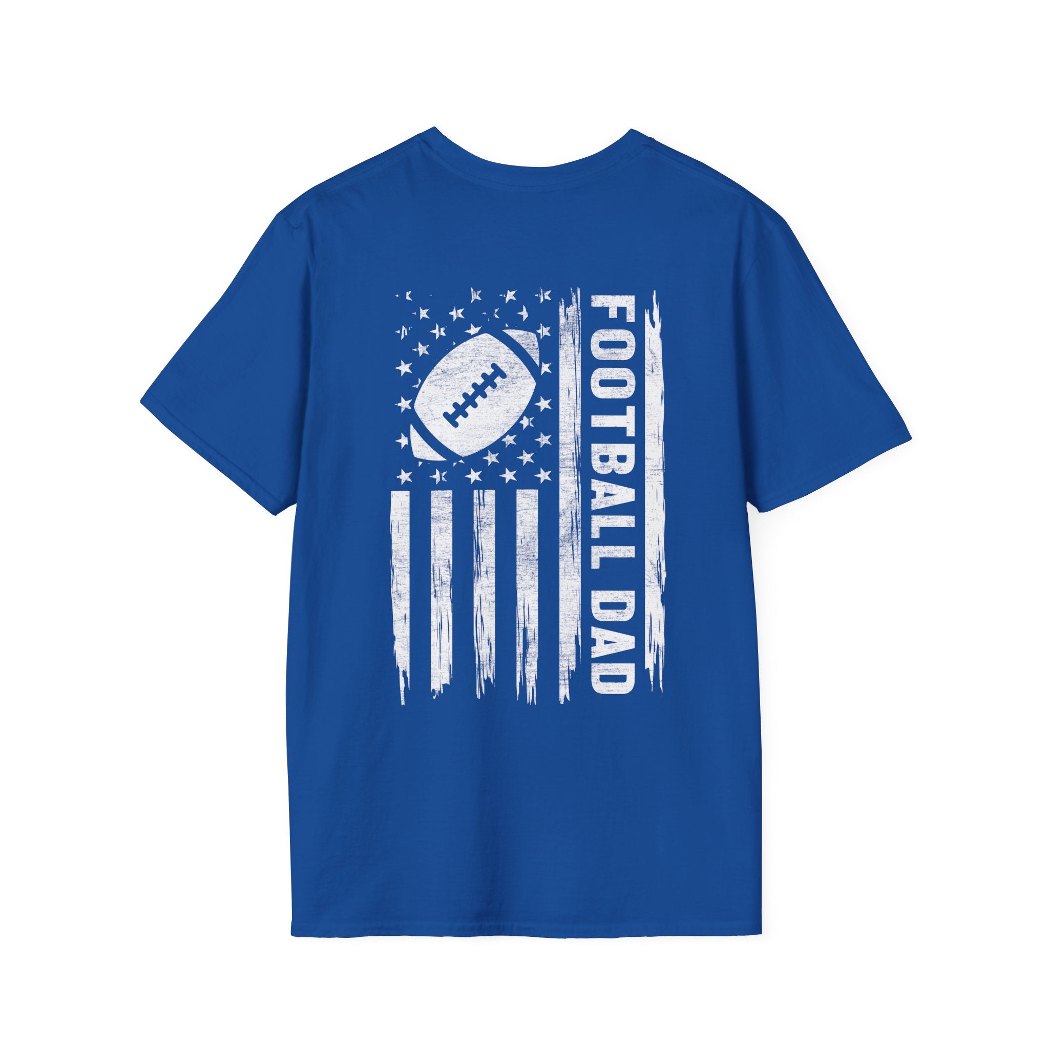 Football Dad T-shirt, Print on Back only, Unisex Tee, Sporty Apparel for Game Day, Perfect for Football Dads, Great Gift Idea