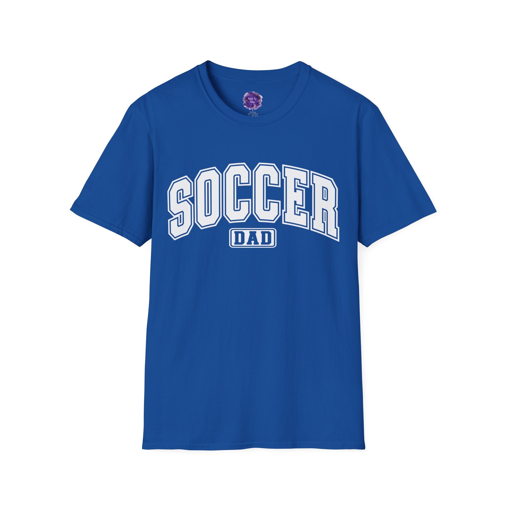 Soccer Dad T-Shirt, Sporty Graphic Tee, Perfect for Team Spirit, Gift for Dad, Casual Wear,
