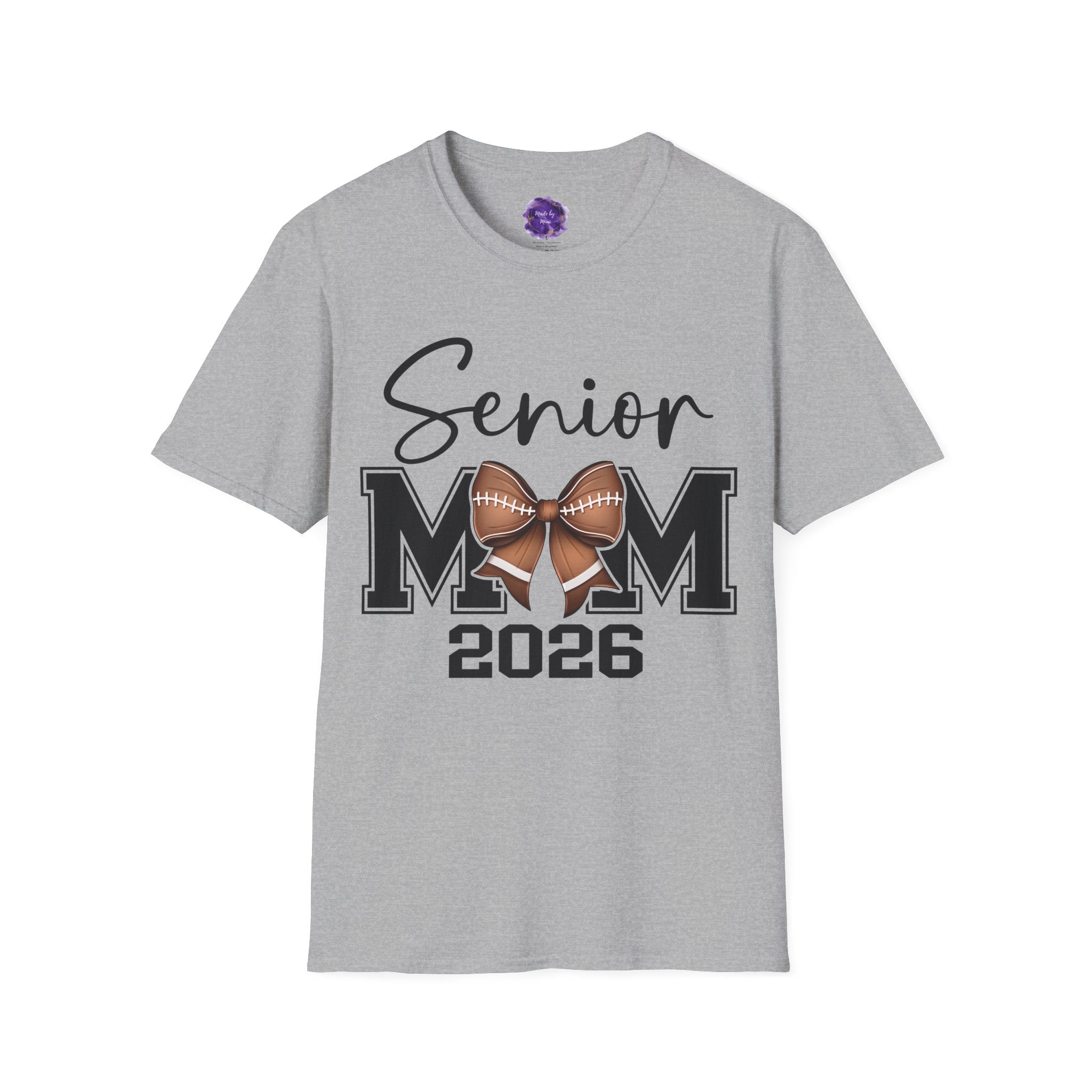 SENIOR FOOTBALL/CHEER MOM T-Shirt, Unisex Tee, Sporty Apparel for Game Day, Perfect for Football Moms, Great Gift Idea