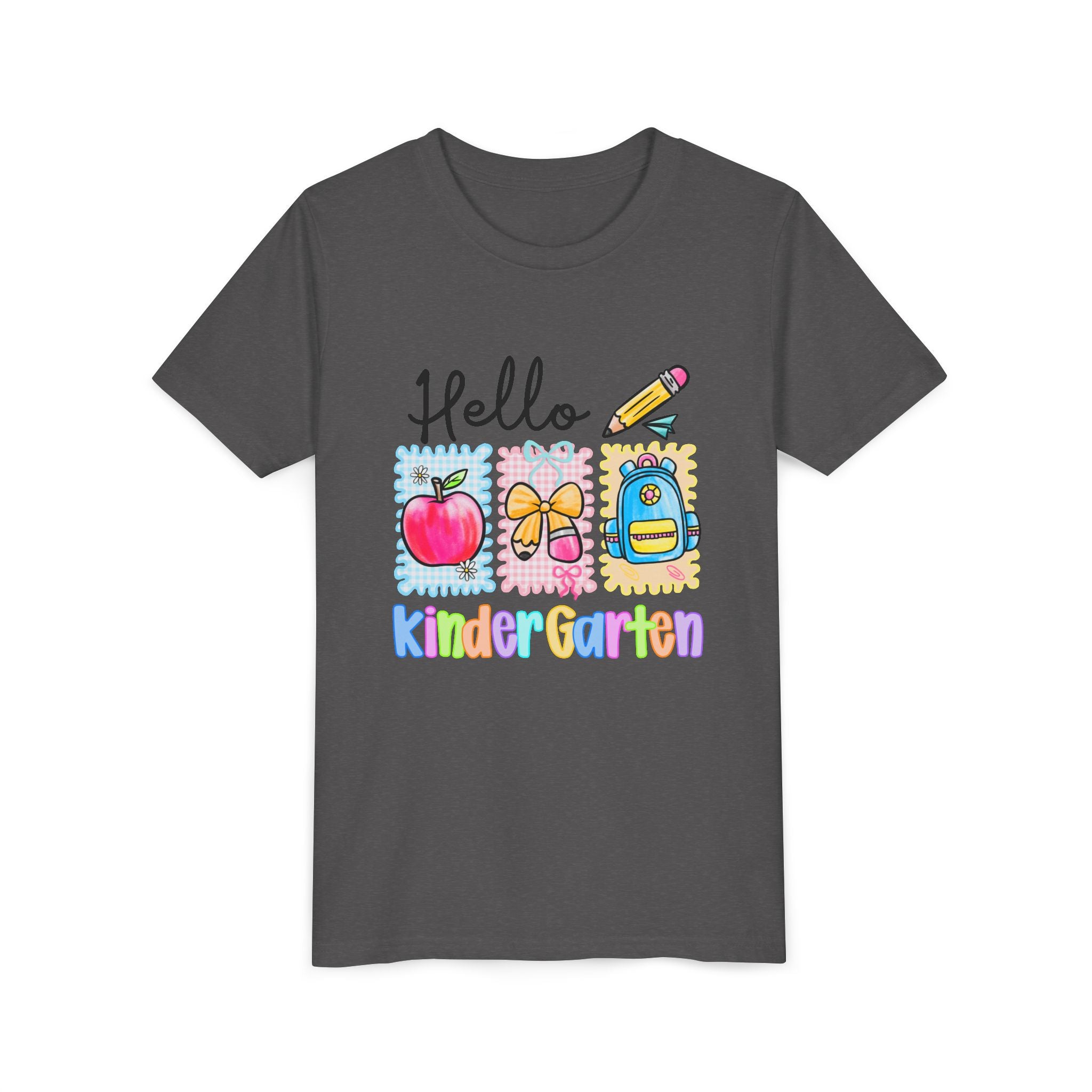 HELLO KINDERGARTEN T-shirt, back to school, youth