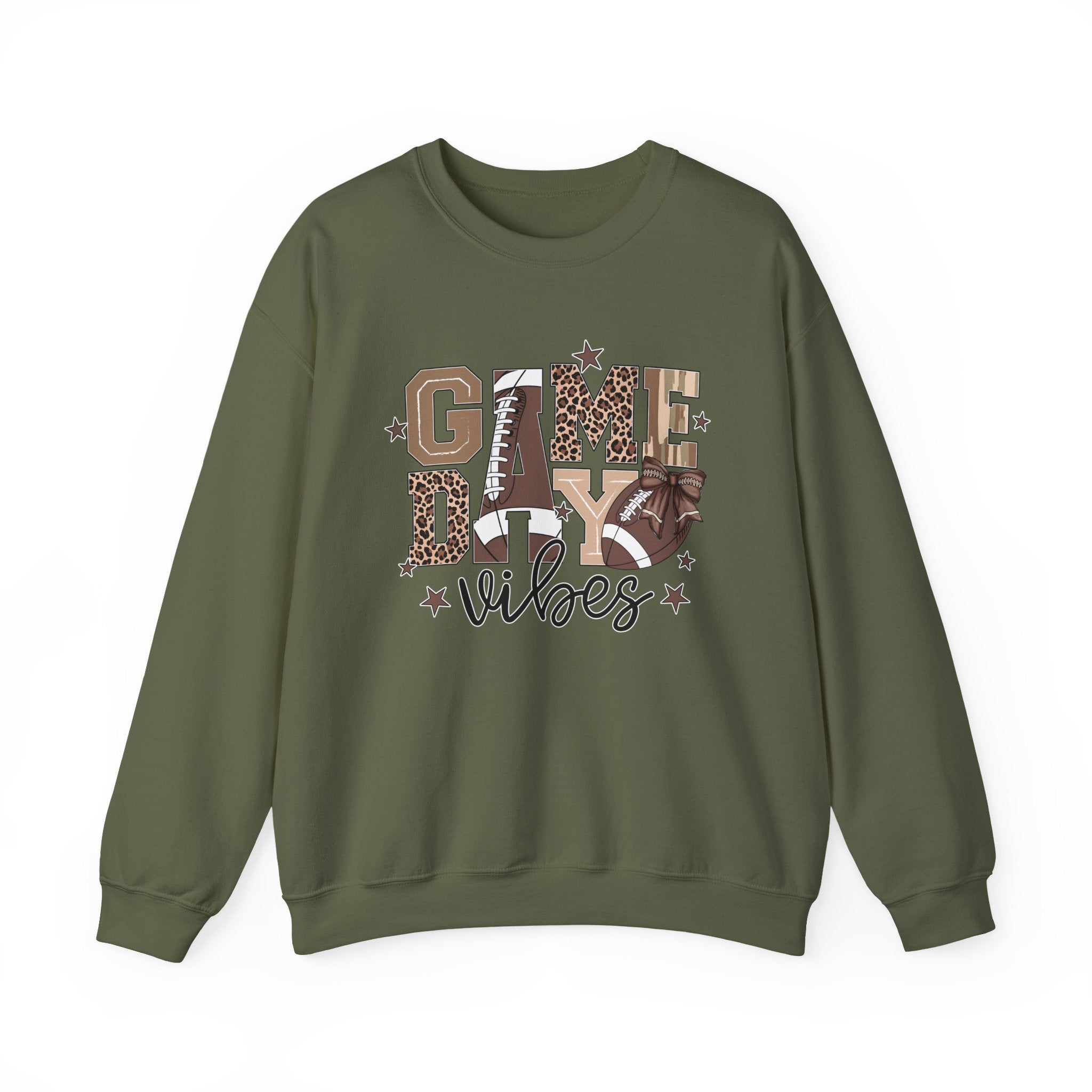 Game Day Vibes Sweatshirt, Unisex Crewneck, Football Fan Apparel, Sports Event Gear, Cozy Casual Wear, Gift for Sports Lovers