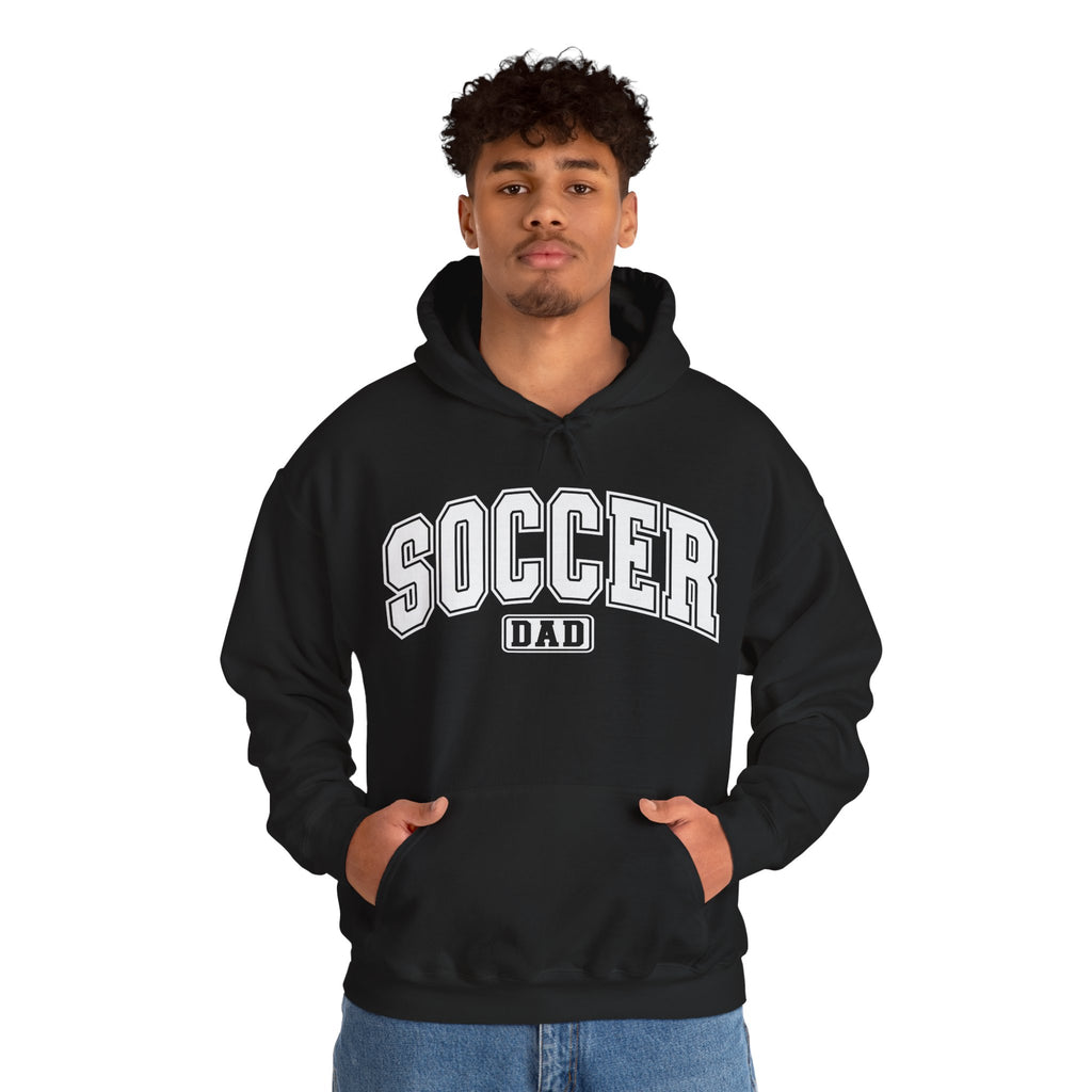 Soccer Dad Hoodie, Unisex Heavy Blend Hoodie for Sports Fans, Personalized Sweatshirt, Game Day Apparel