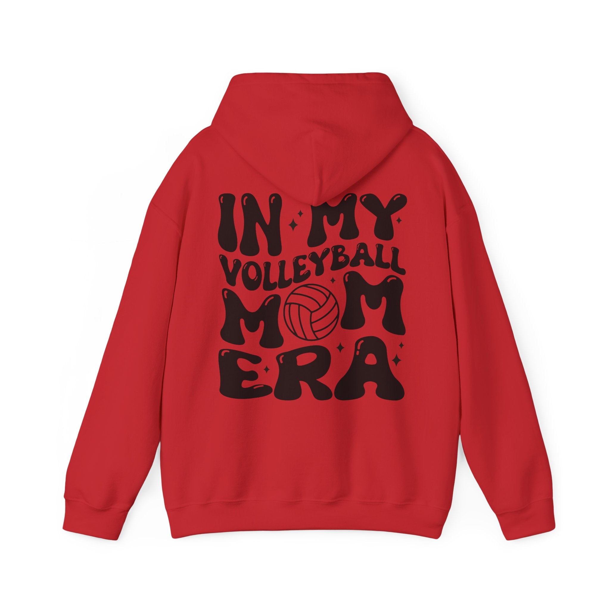 Volleyball Mom Era Hoodie Sweatshirt, print on back, personalization available on front