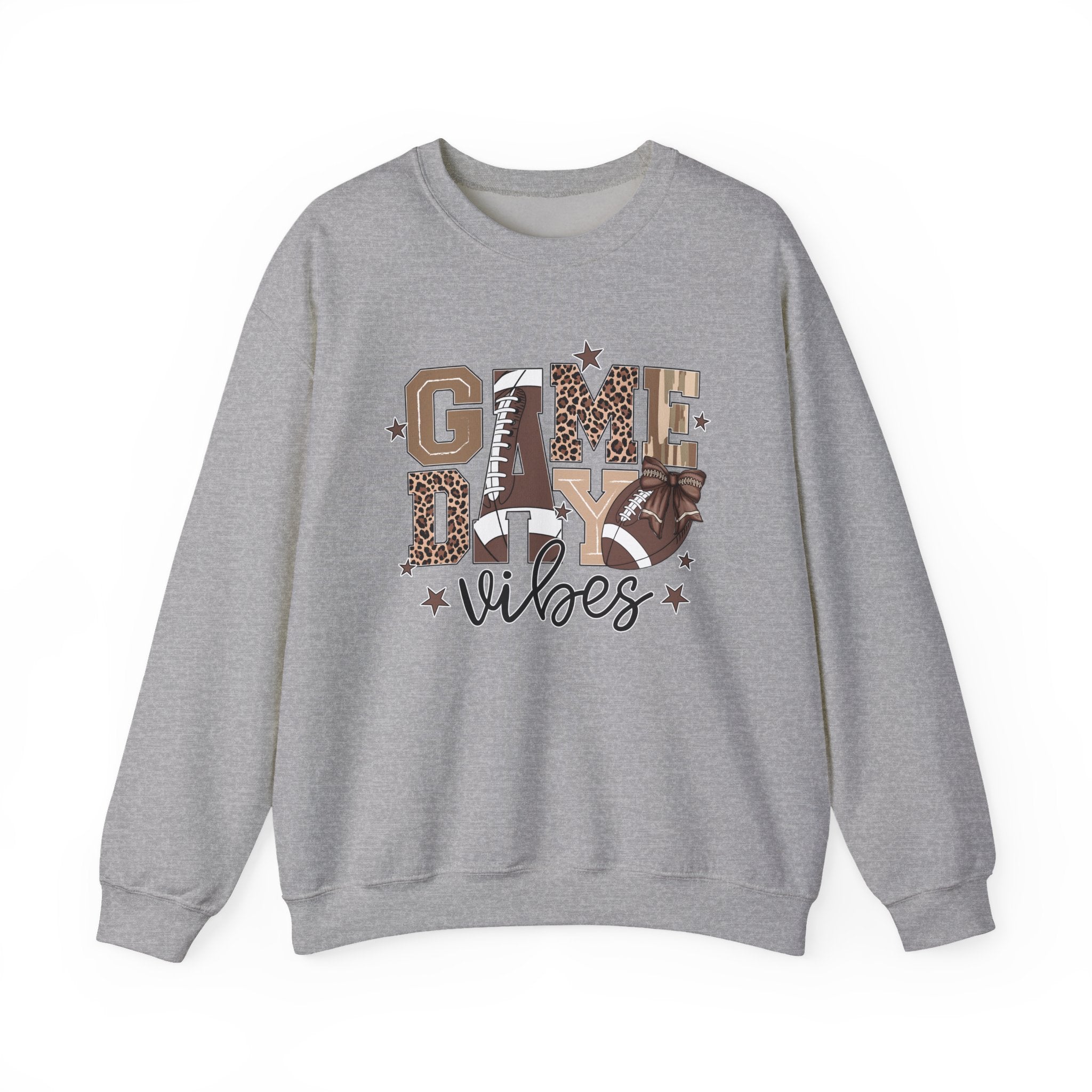 Game Day Vibes Sweatshirt, Unisex Crewneck, Football Fan Apparel, Sports Event Gear, Cozy Casual Wear, Gift for Sports Lovers