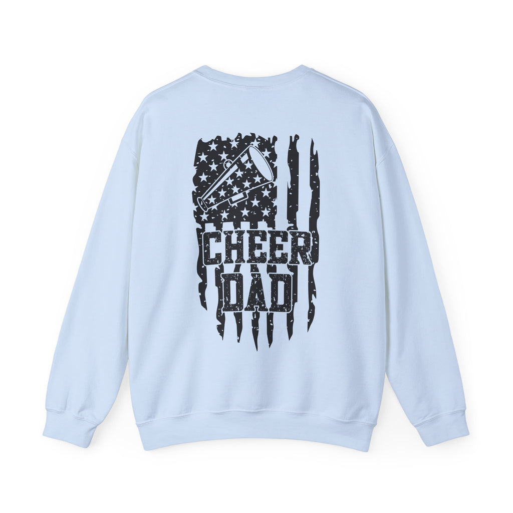 Cheer Dad Sweatshirt, Unisex Crewneck Sweatshirt, Perfect for Game Days, Sports Fan Apparel, Cozy Sweatshirt Gift, Football