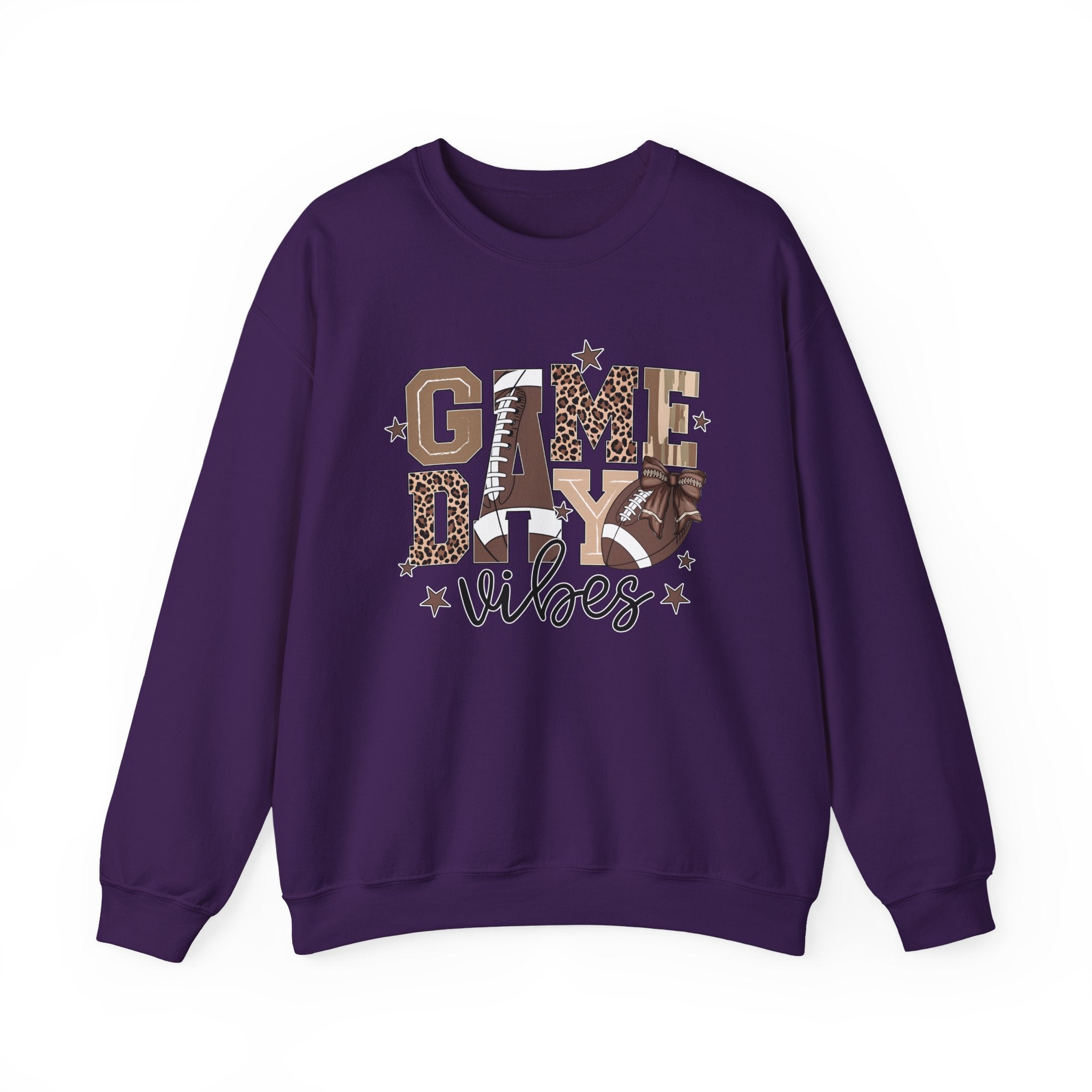 Game Day Vibes Sweatshirt, Unisex Crewneck, Football Fan Apparel, Sports Event Gear, Cozy Casual Wear, Gift for Sports Lovers