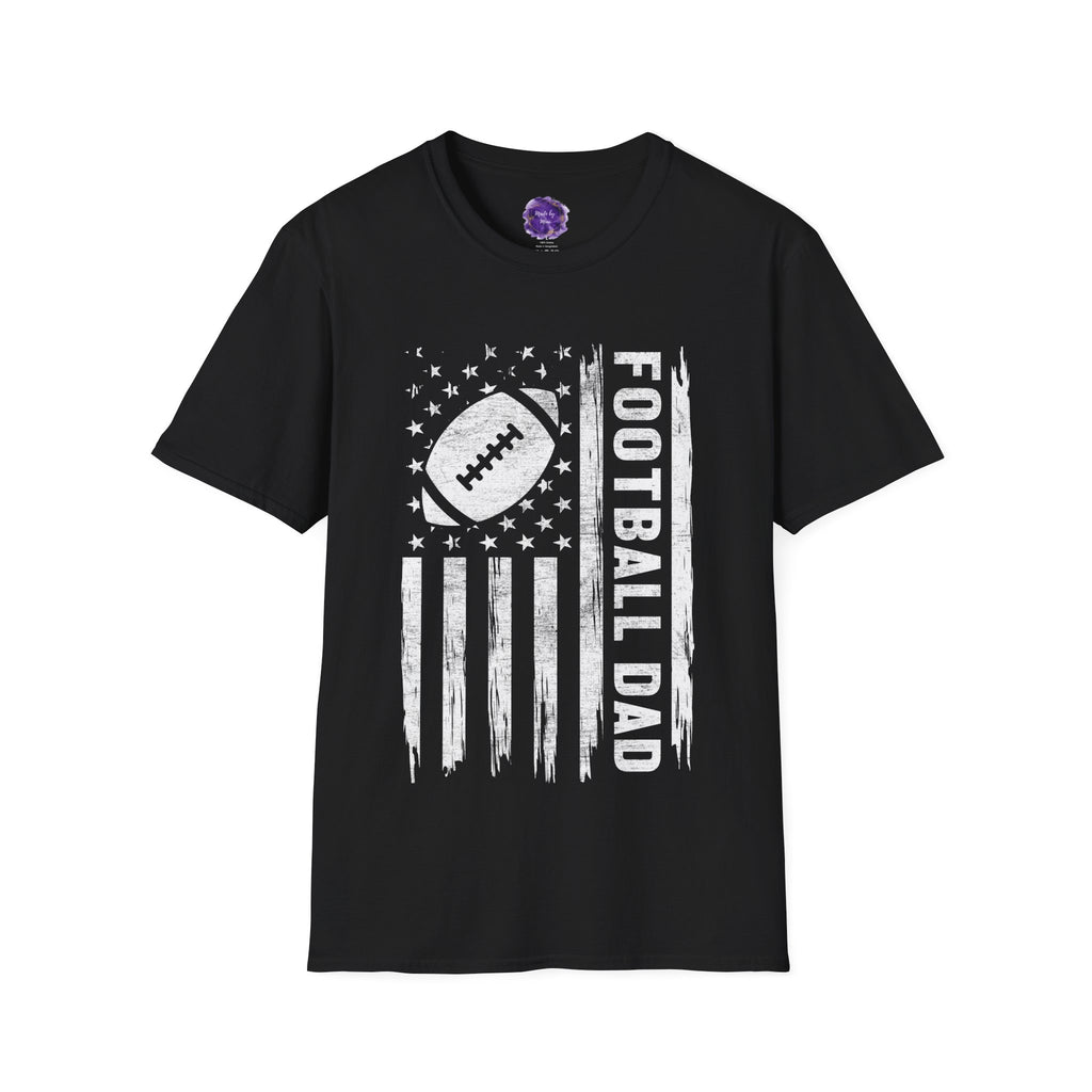 Football Dad T-Shirt, Unisex Tee, Sporty Apparel for Game Day, Perfect for Football Dads, Great Gift Idea