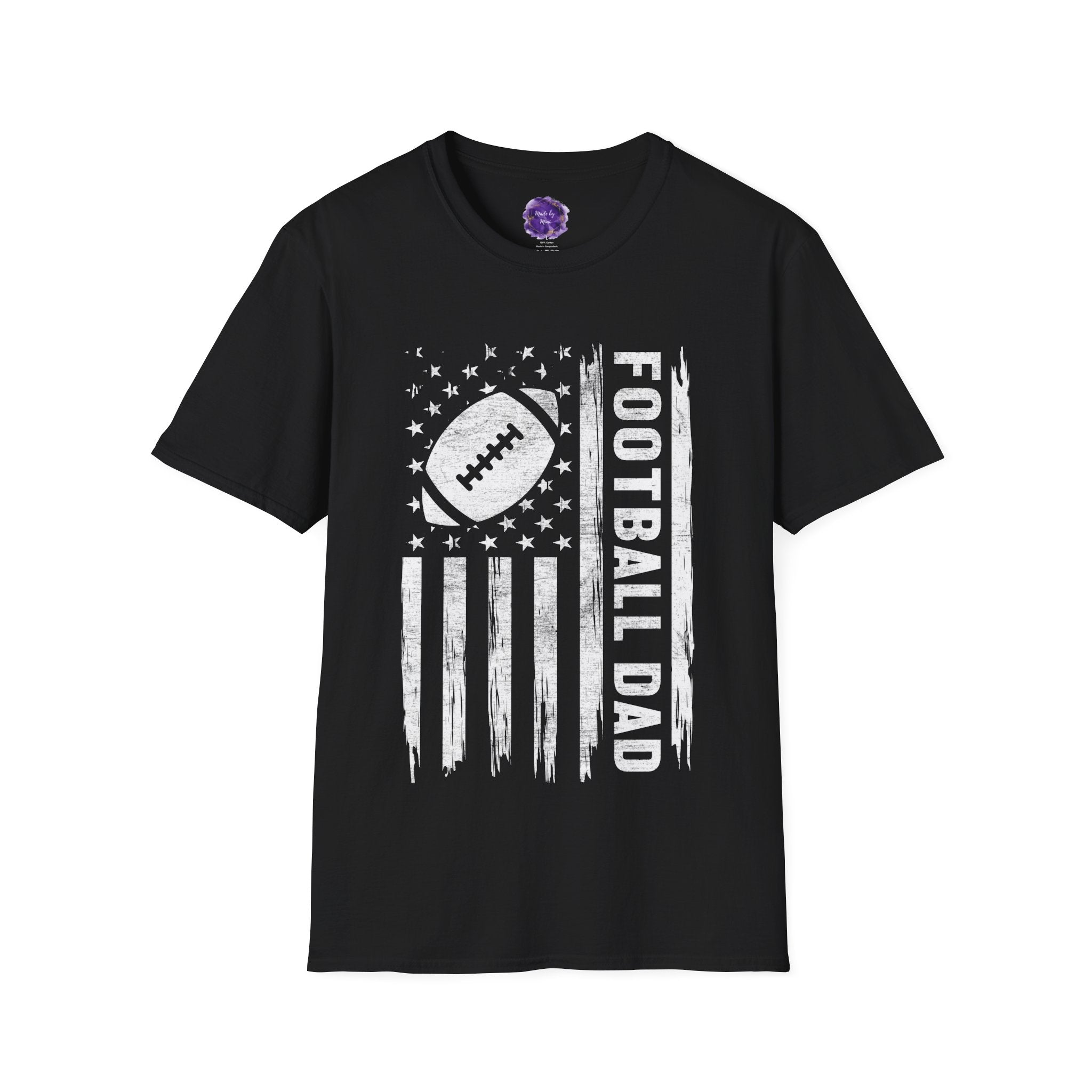 Football Dad T-Shirt, Unisex Tee, Sporty Apparel for Game Day, Perfect for Football Dads, Great Gift Idea