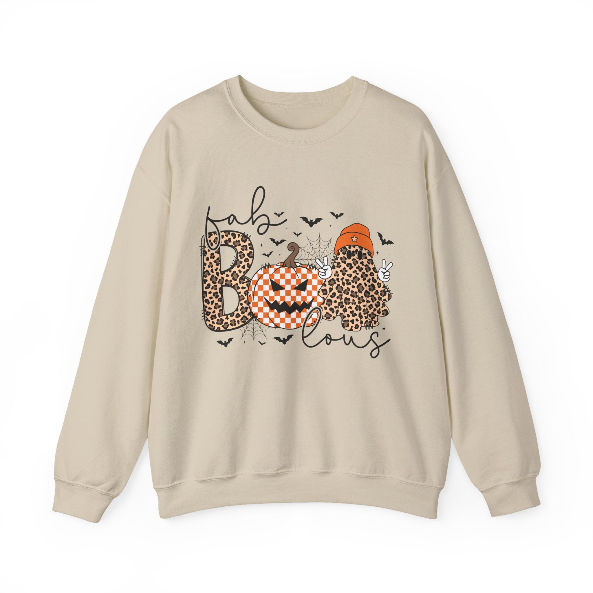 Fabulous Halloween Sweatshirt, Cozy Fall Fashion, Pumpkin Sweatshirt, Unisex Crewneck, Halloween Outfit, Spooky Season Apparel