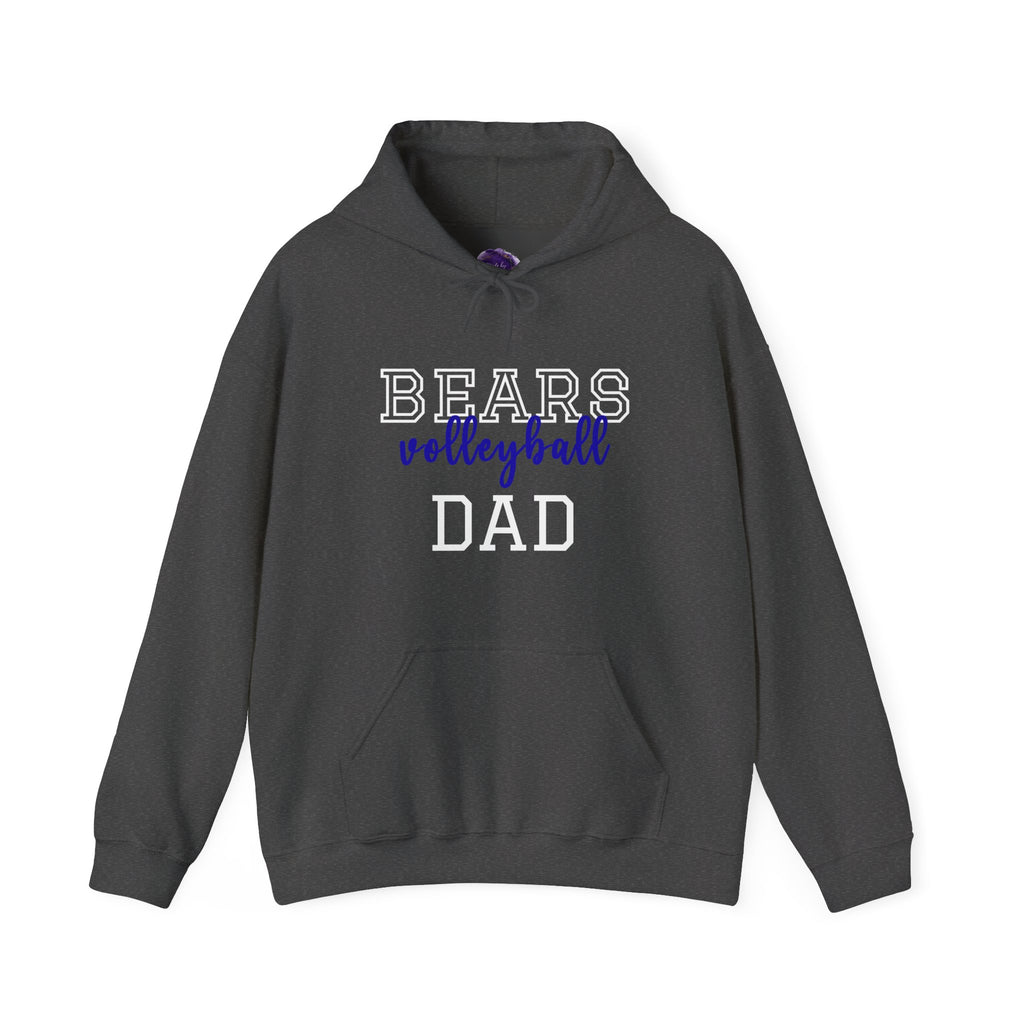 Bears Volleyball Dad/Custom Sports Hoodie for Dads, Volleyball Dad Hoodie, Unisex Athletic Sweatshirt, Game Day Outfit, Personalized Sports Apparel