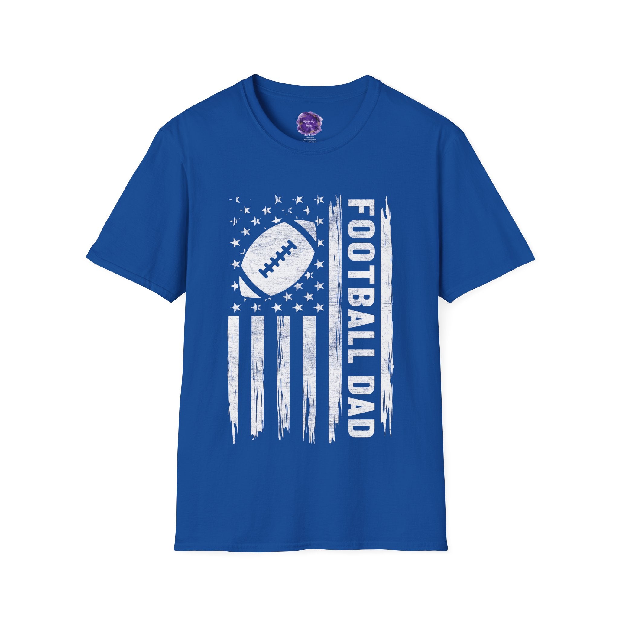 Football Dad T-Shirt, Unisex Tee, Sporty Apparel for Game Day, Perfect for Football Dads, Great Gift Idea