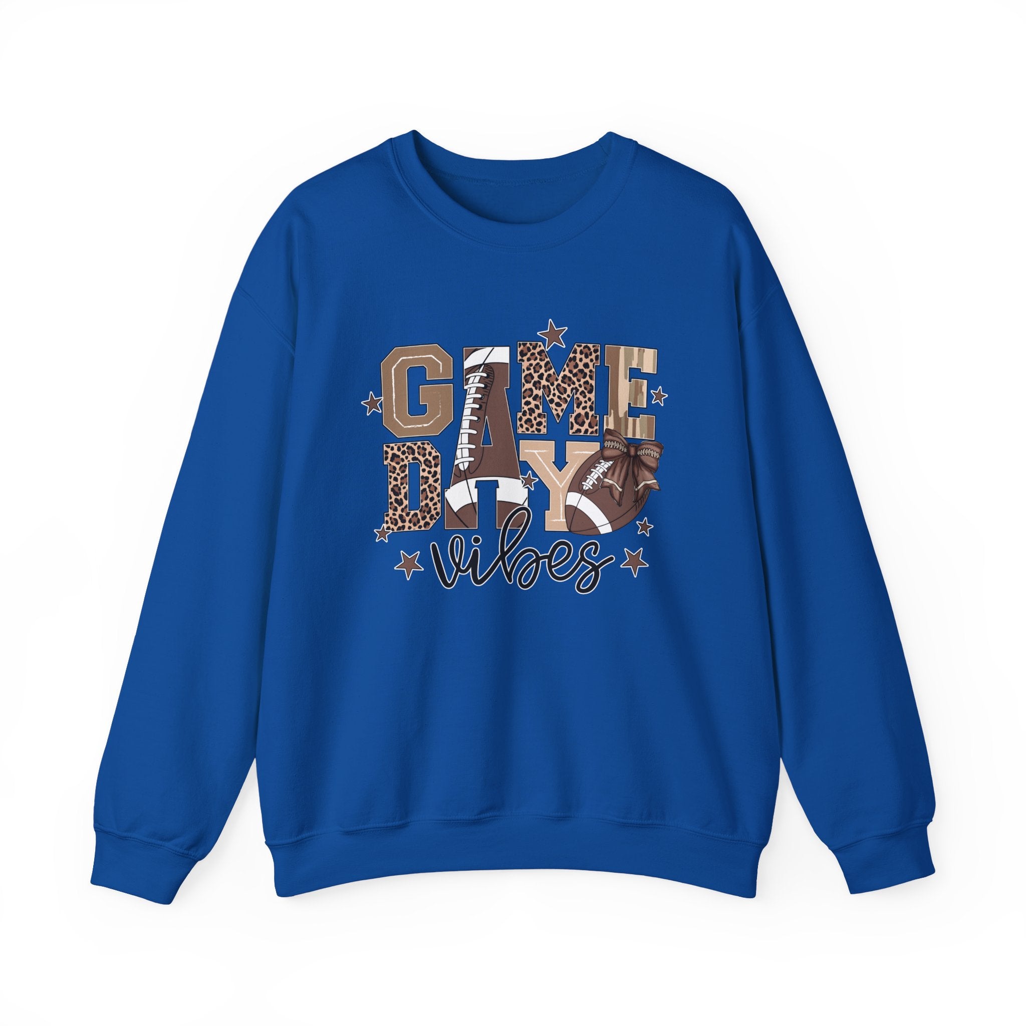 Game Day Vibes Sweatshirt, Unisex Crewneck, Football Fan Apparel, Sports Event Gear, Cozy Casual Wear, Gift for Sports Lovers
