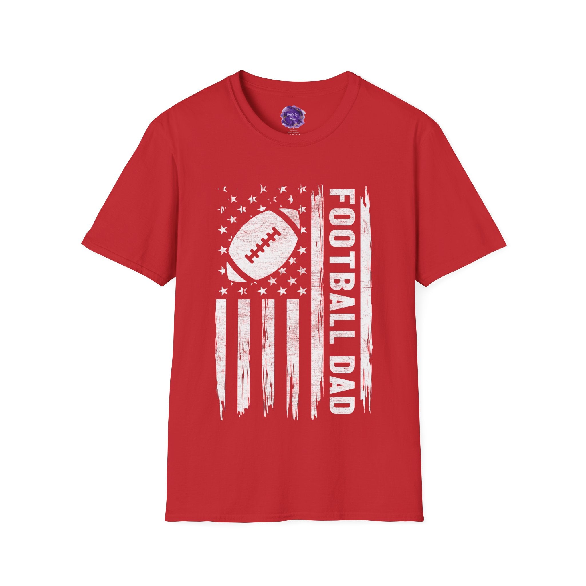 Football Dad T-Shirt, Unisex Tee, Sporty Apparel for Game Day, Perfect for Football Dads, Great Gift Idea