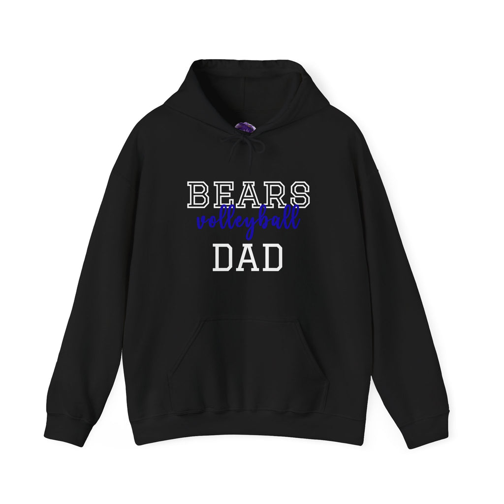 Bears Volleyball Dad/Custom Sports Hoodie for Dads, Volleyball Dad Hoodie, Unisex Athletic Sweatshirt, Game Day Outfit, Personalized Sports Apparel