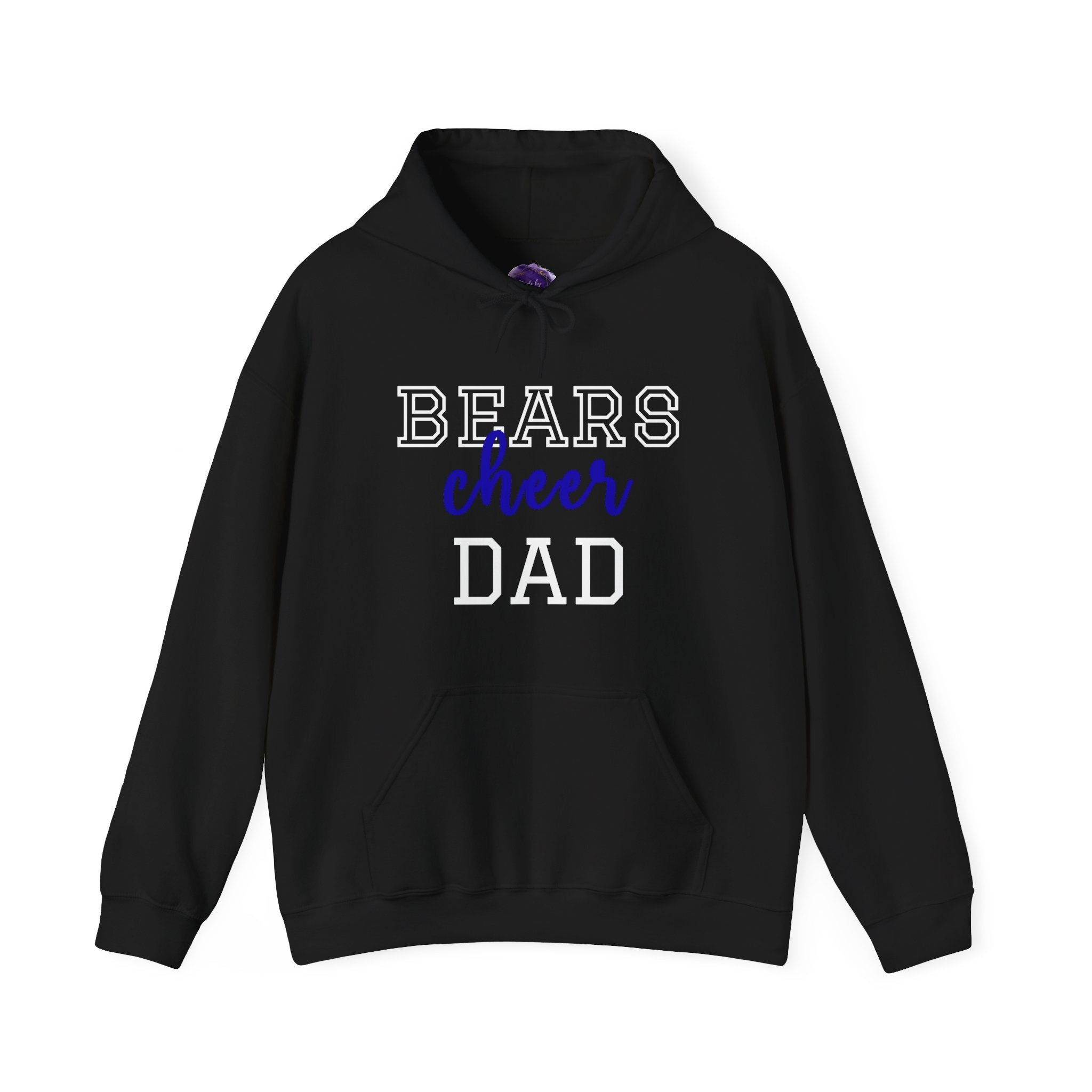 Bears Cheer Dad Hoodie - Unisex Heavy Blend™ Sweatshirt, Perfect for Game Days, Sports Events, Family Gatherings, Celebrations