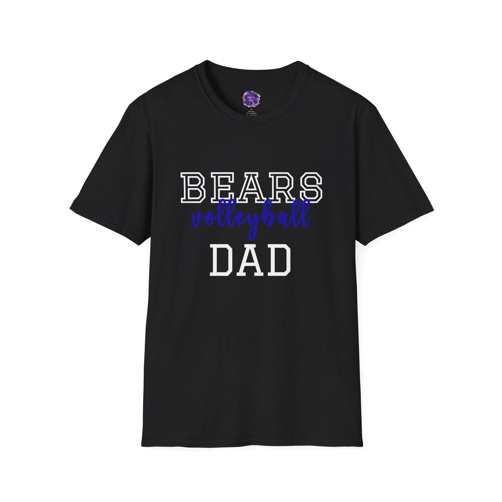 Bears Volleyball Dad, Dad's #1 Volleyball Supporter Tee, Unisex Softstyle T-Shirt for Volleyball Dads, Sports Fan Gear, Personalized Father's Day Gift, Team [...]