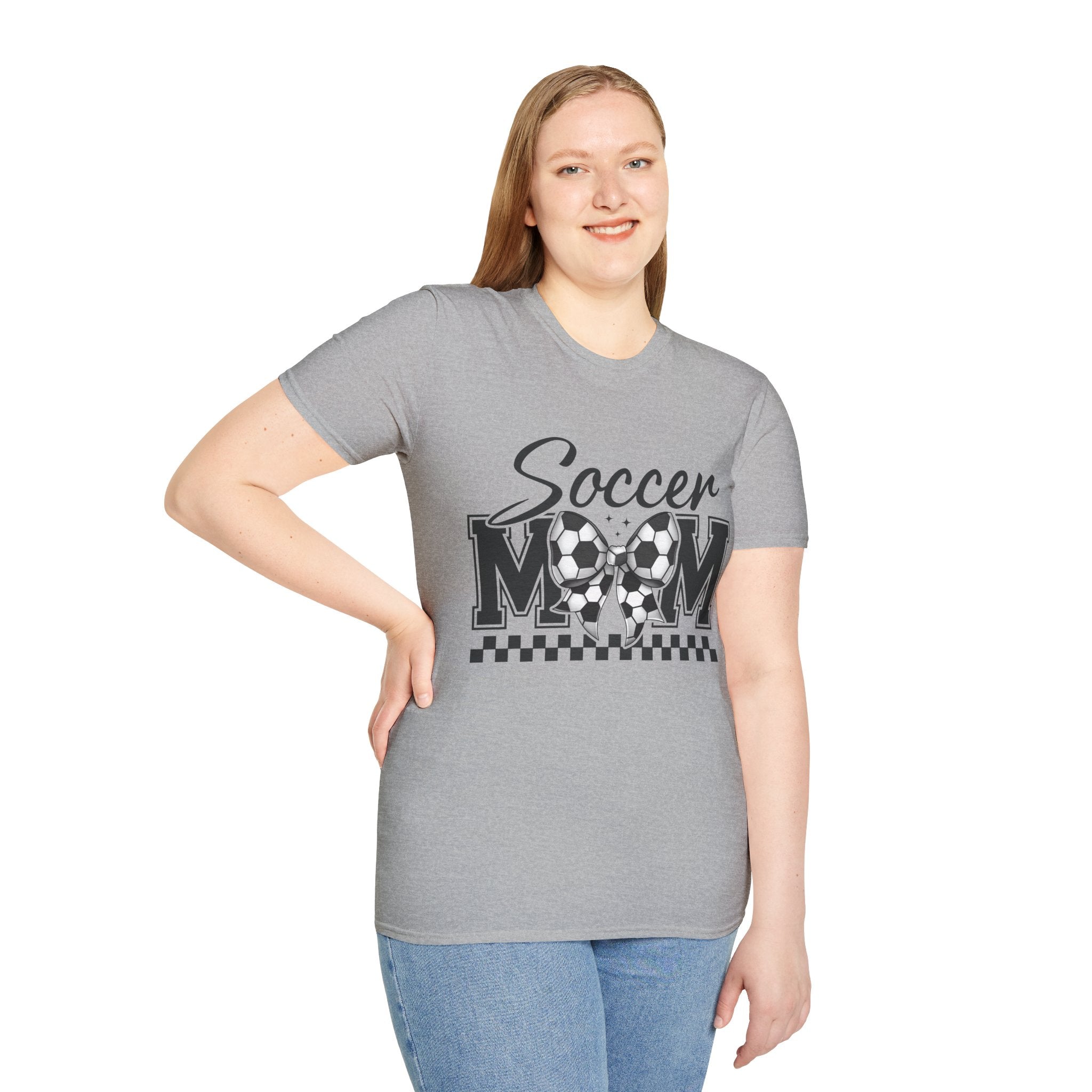 Soccer Mom T-Shirt, Sporty Graphic Tee, Perfect for Team Spirit, Gift for Mom, Casual Wear,