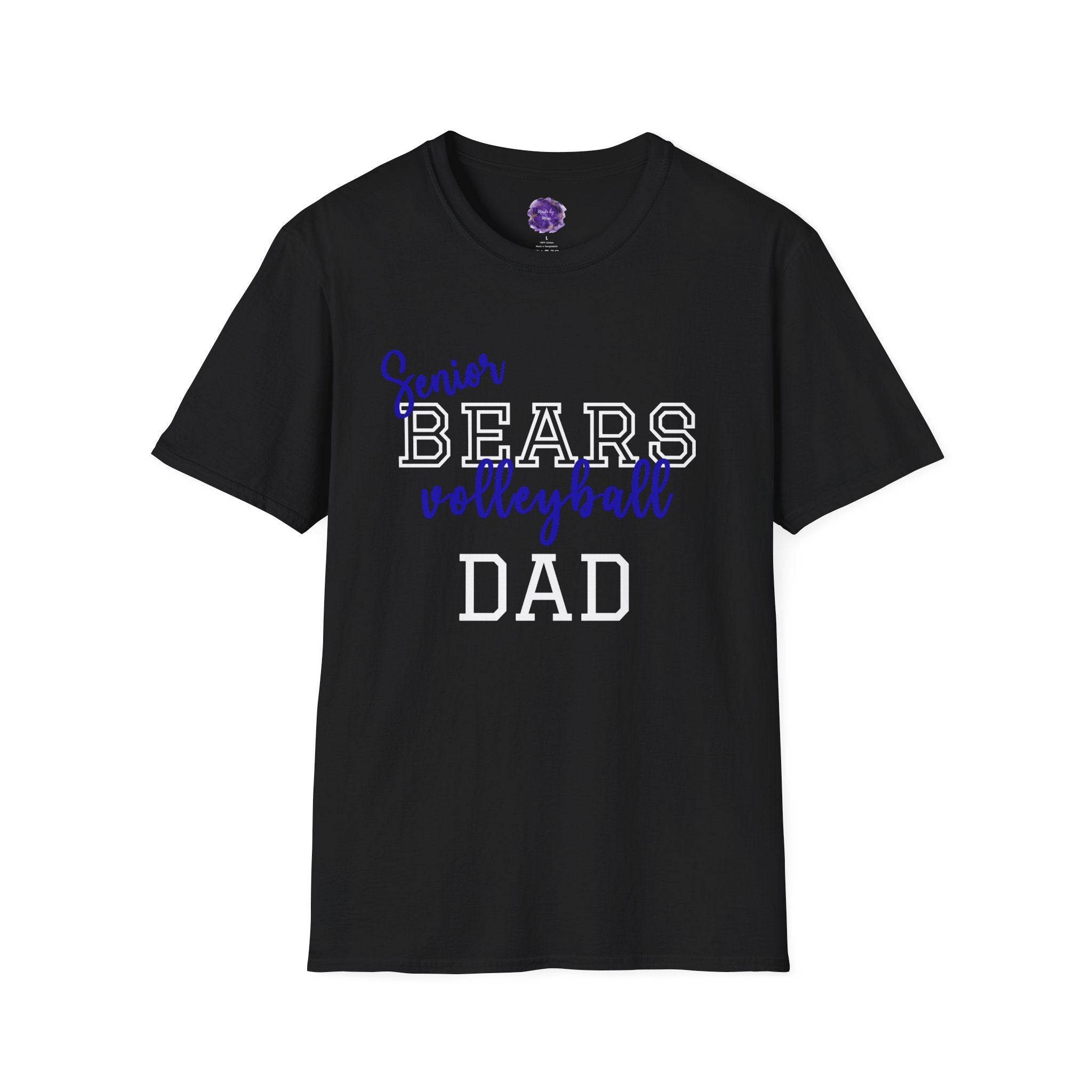Senior Bears Volleyball Dad, Dad's #1 Volleyball Supporter Tee, Unisex Softstyle T-Shirt for Volleyball Dads, Sports Fan Gear, Personalized Father's Day Gift, Team [...]