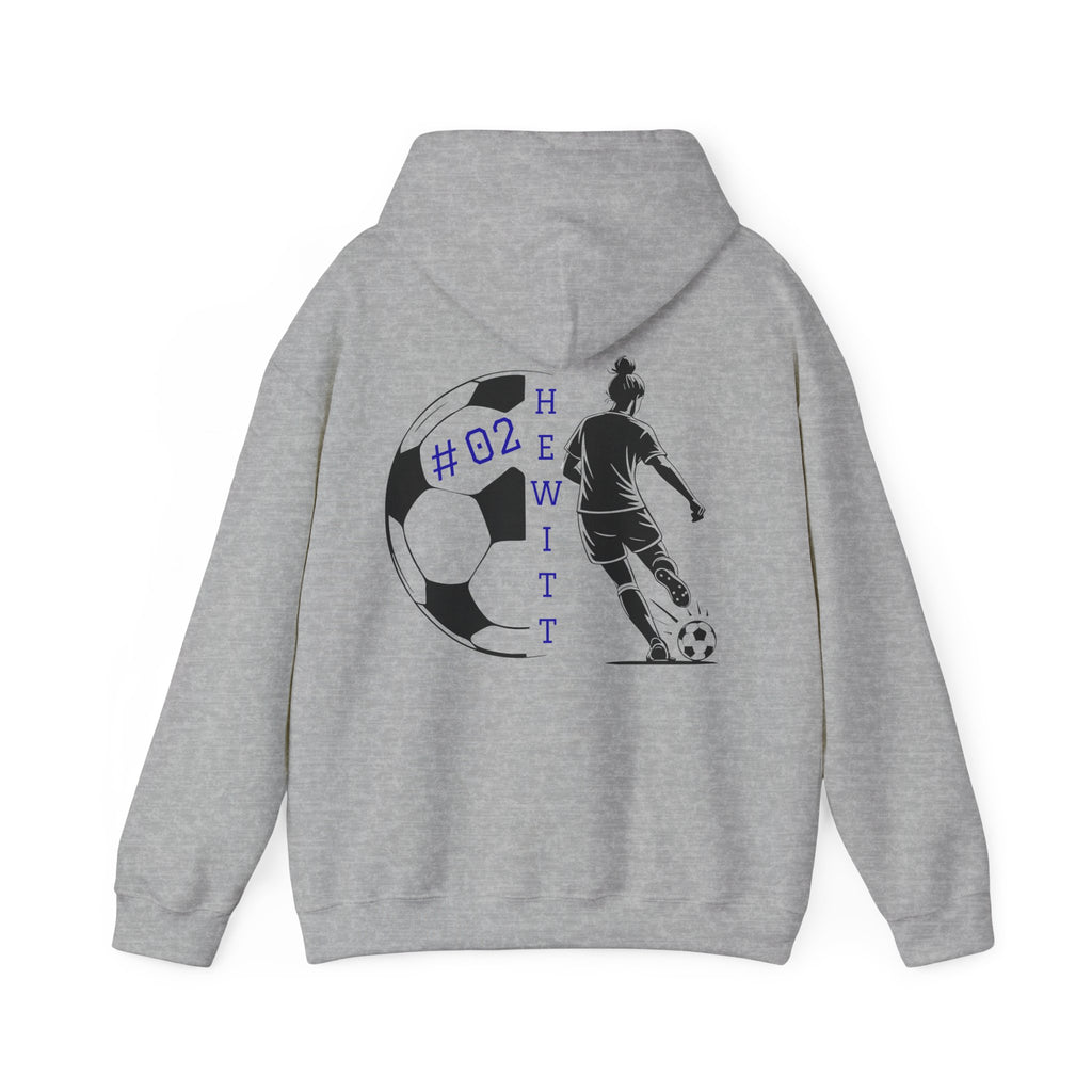 Personalized Soccer Hooded Sweatshirt | Sports Hoodie for Fans, Gift for Athletes, Casual Wear, Team Spirit Apparel