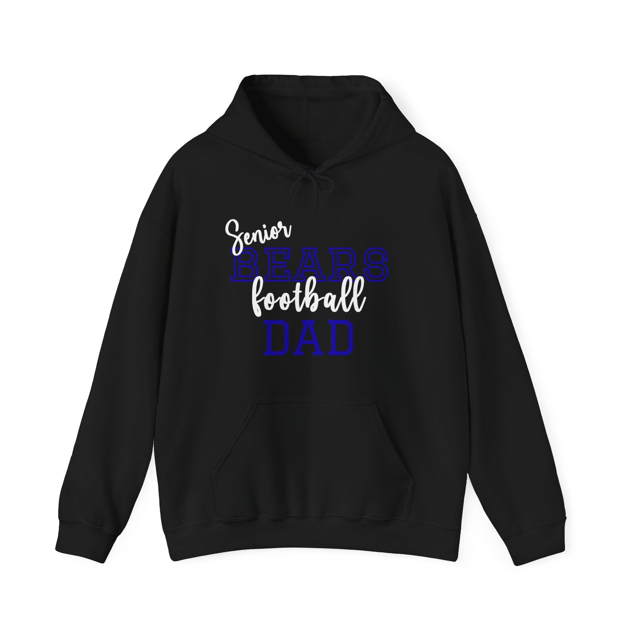 Senior Bears Football Dad Hoodie | Unisex Heavy Blend™ Sweatshirt | Unique Gift for Dad, Sports Apparel, Team Spirit Wear