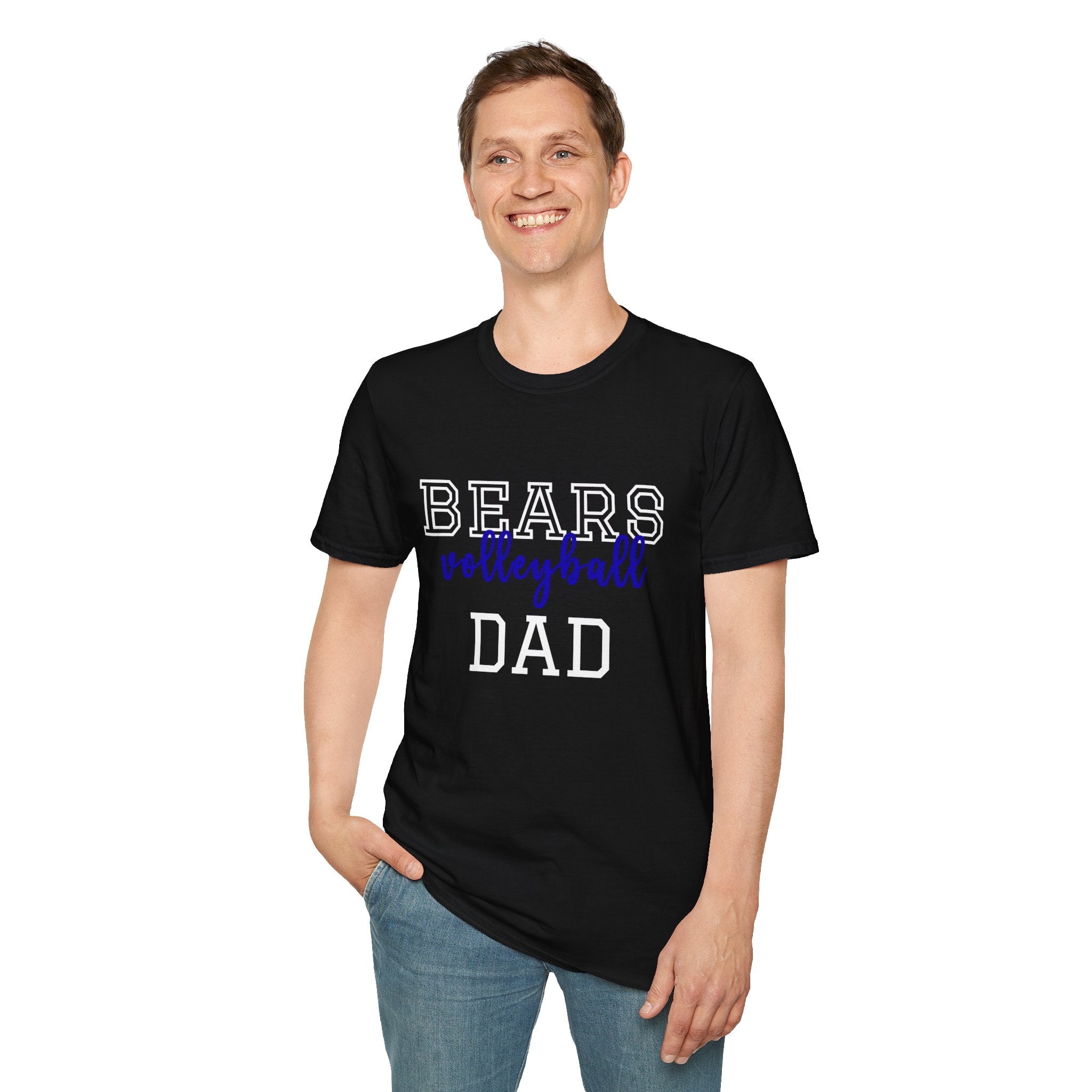 Bears Volleyball Dad, Dad's #1 Volleyball Supporter Tee, Unisex Softstyle T-Shirt for Volleyball Dads, Sports Fan Gear, Personalized Father's Day Gift, Team [...]