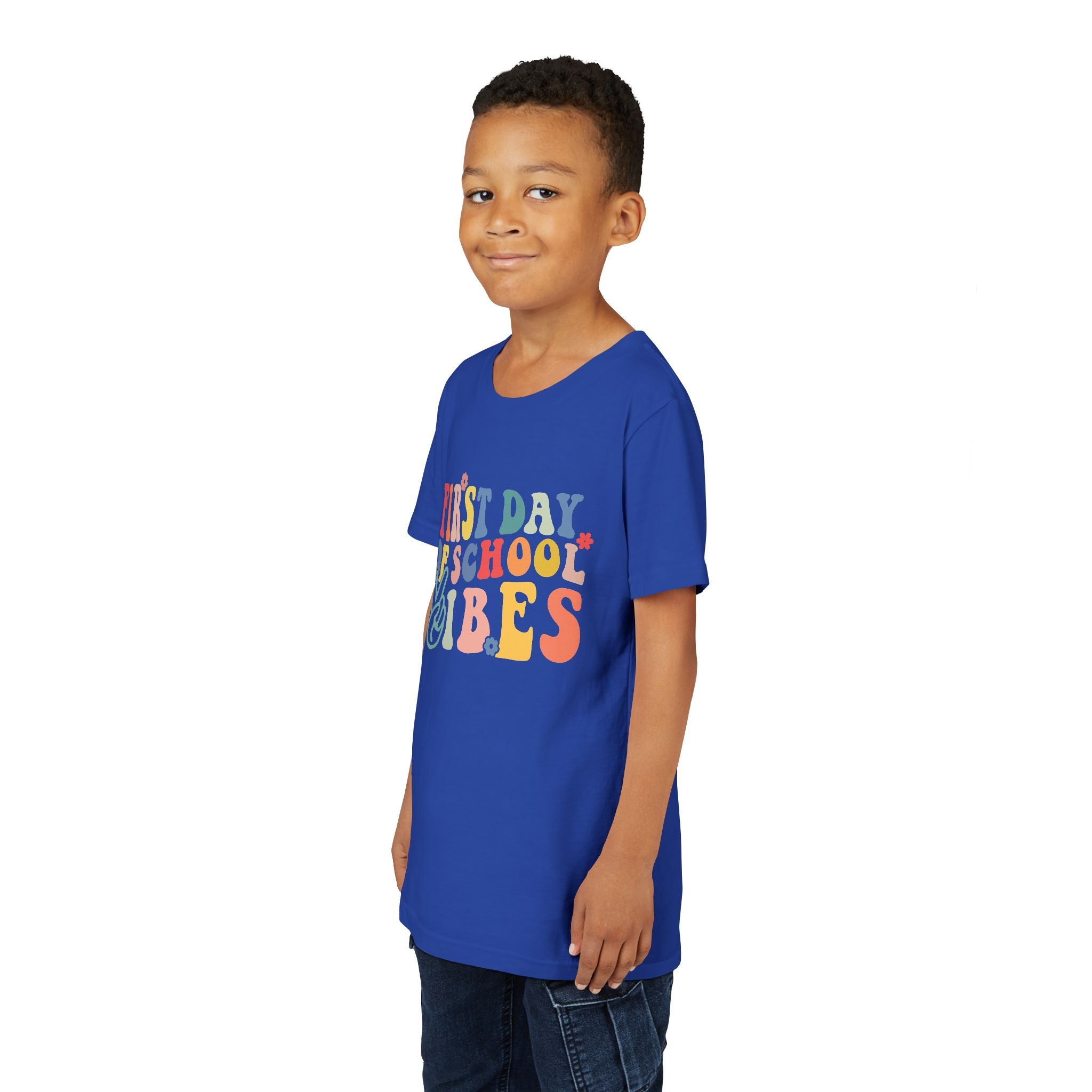 FIRST DAY OF SCHOOL VIBES' | Trendy Kids Shirt, Back to School Outfit, Gift for Kids