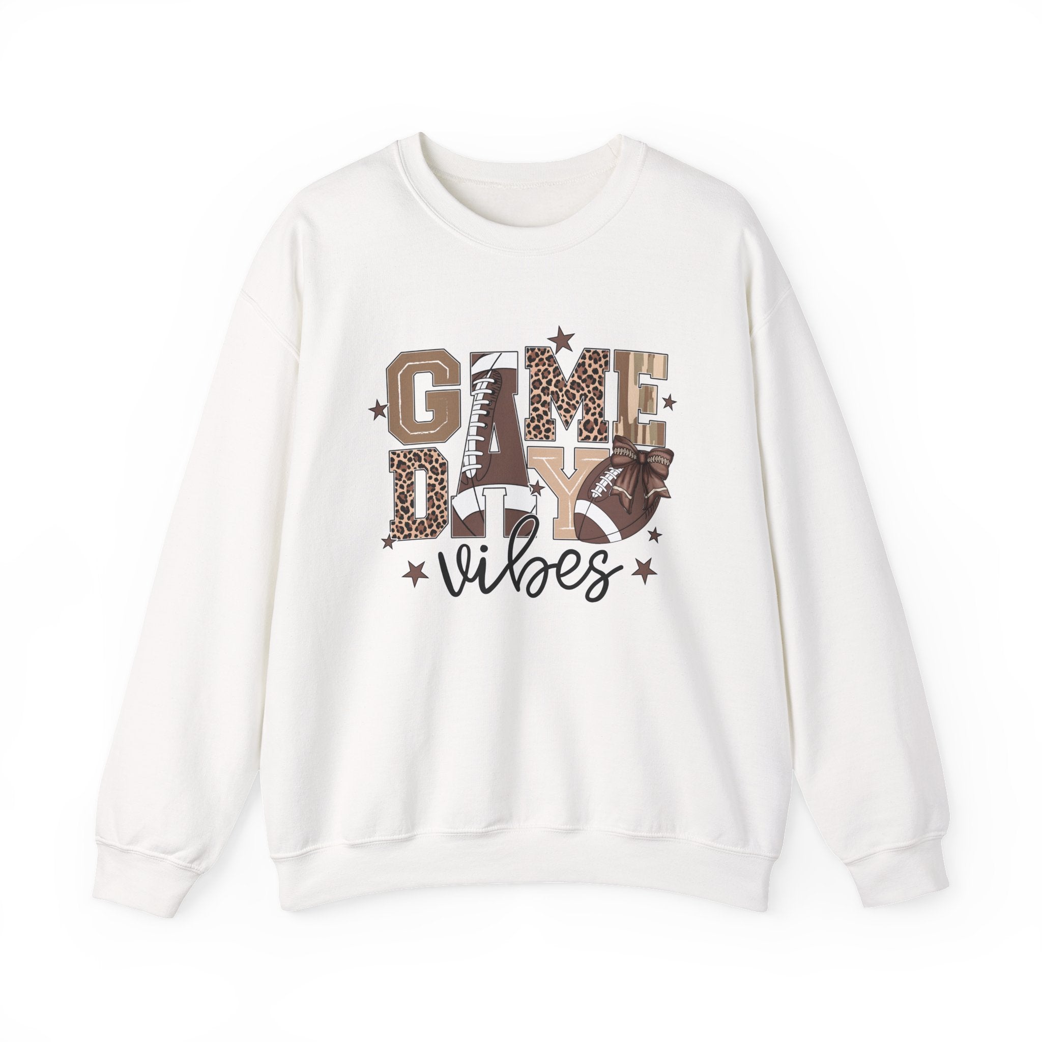 Game Day Vibes Sweatshirt, Unisex Crewneck, Football Fan Apparel, Sports Event Gear, Cozy Casual Wear, Gift for Sports Lovers
