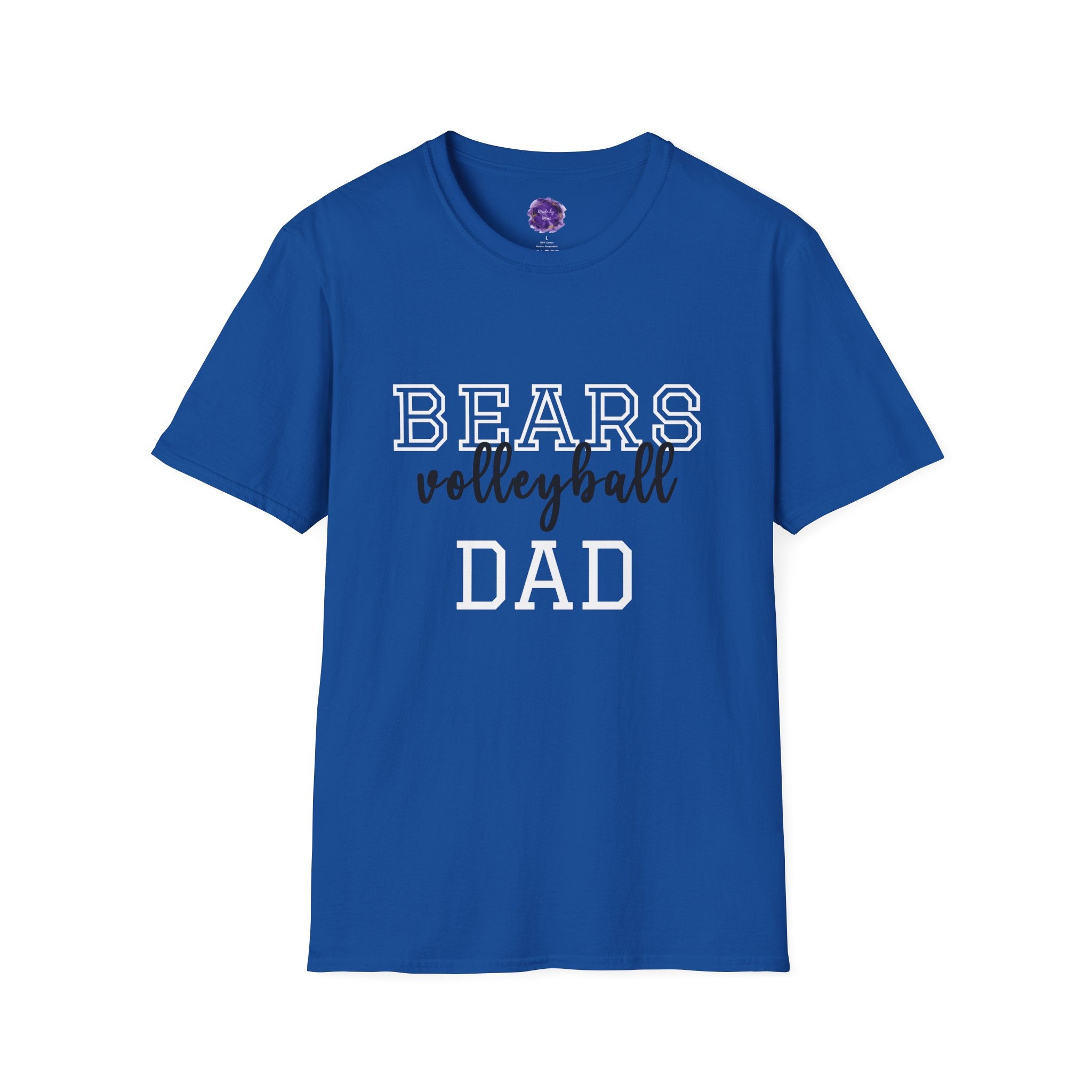 Bears Volleyball Dad, Dad's #1 Volleyball Supporter Tee, Unisex Softstyle T-Shirt for Volleyball Dads, Sports Fan Gear, Personalized Father's Day Gift, Team [...]