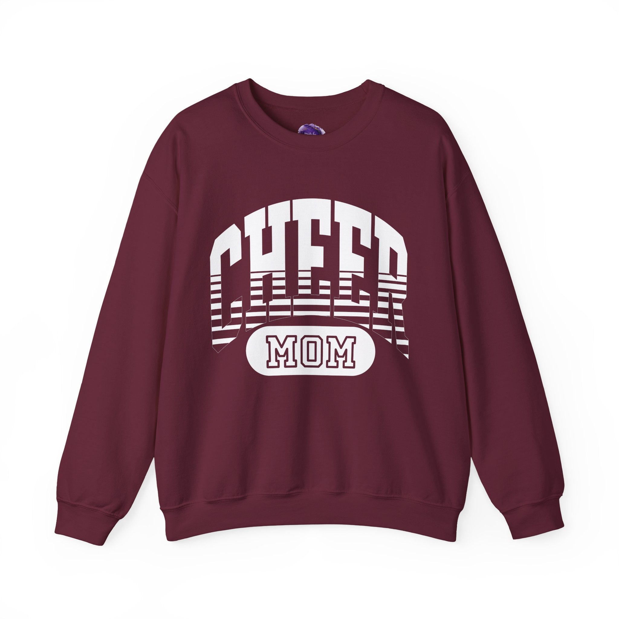 Cheer Mom Sweatshirt, Unisex Crewneck Sweatshirt, Perfect for Game Days, Sports Fan Apparel, Cozy Sweatshirt Gift, Football