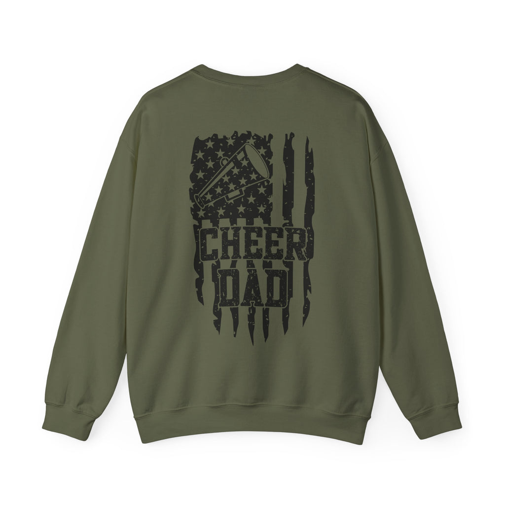 Cheer Dad Sweatshirt, Unisex Crewneck Sweatshirt, Perfect for Game Days, Sports Fan Apparel, Cozy Sweatshirt Gift, Football
