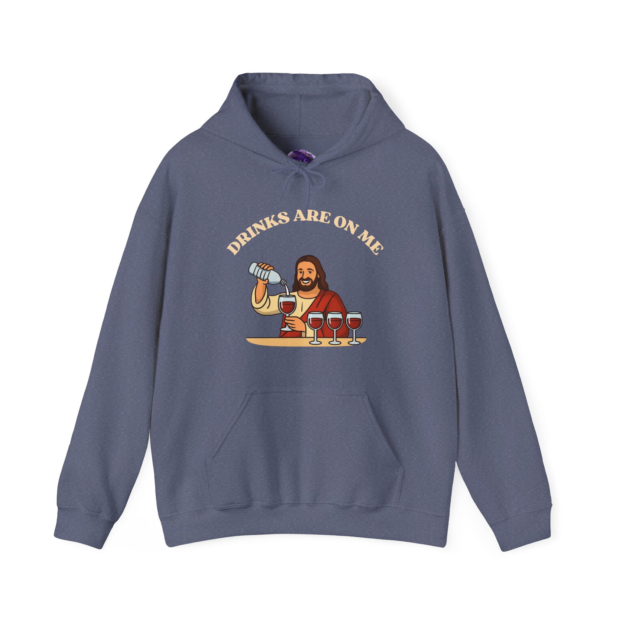 DRINKS ARE ON ME  Gildan Hooded Sweatshirt