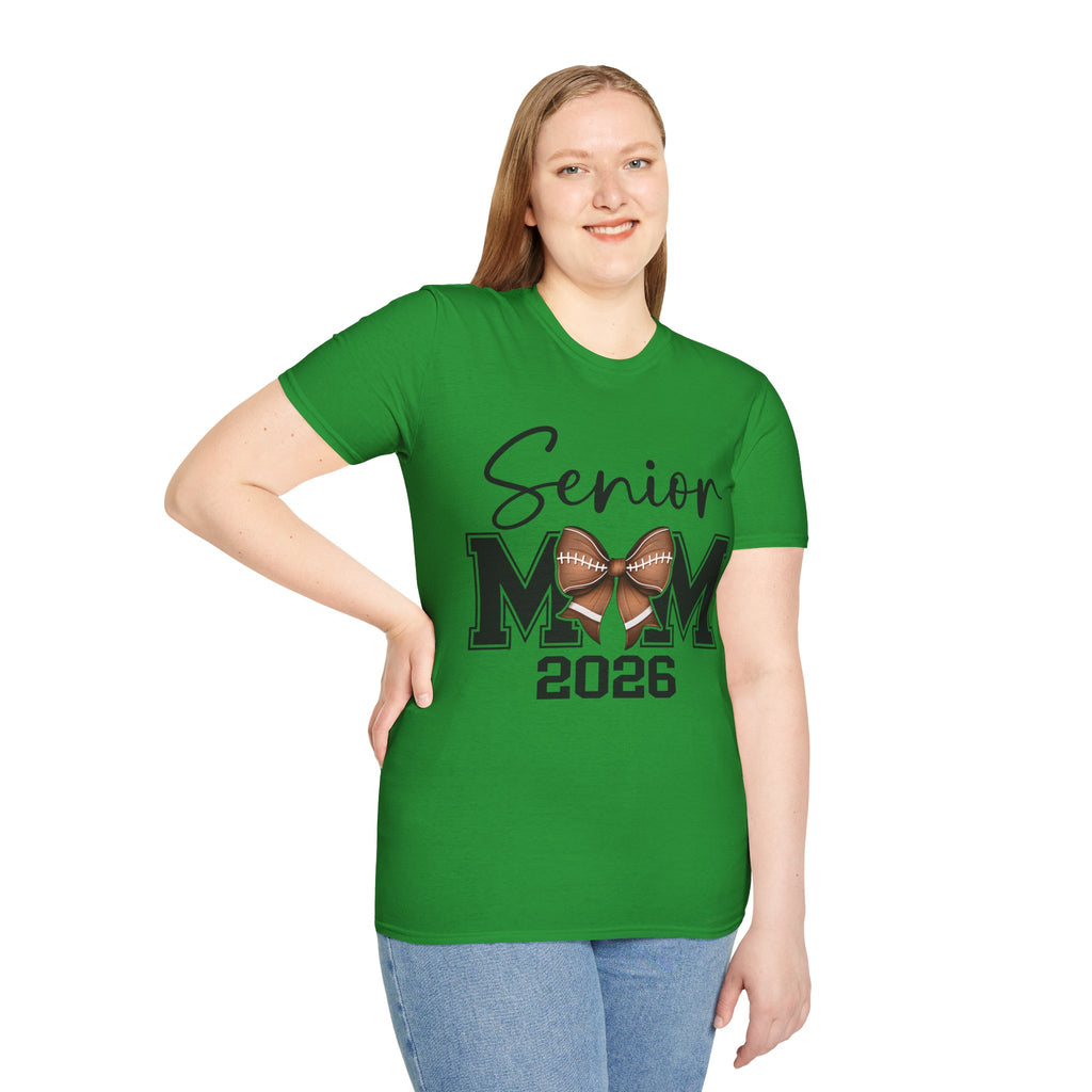 SENIOR FOOTBALL/CHEER MOM T-Shirt, Unisex Tee, Sporty Apparel for Game Day, Perfect for Football Moms, Great Gift Idea