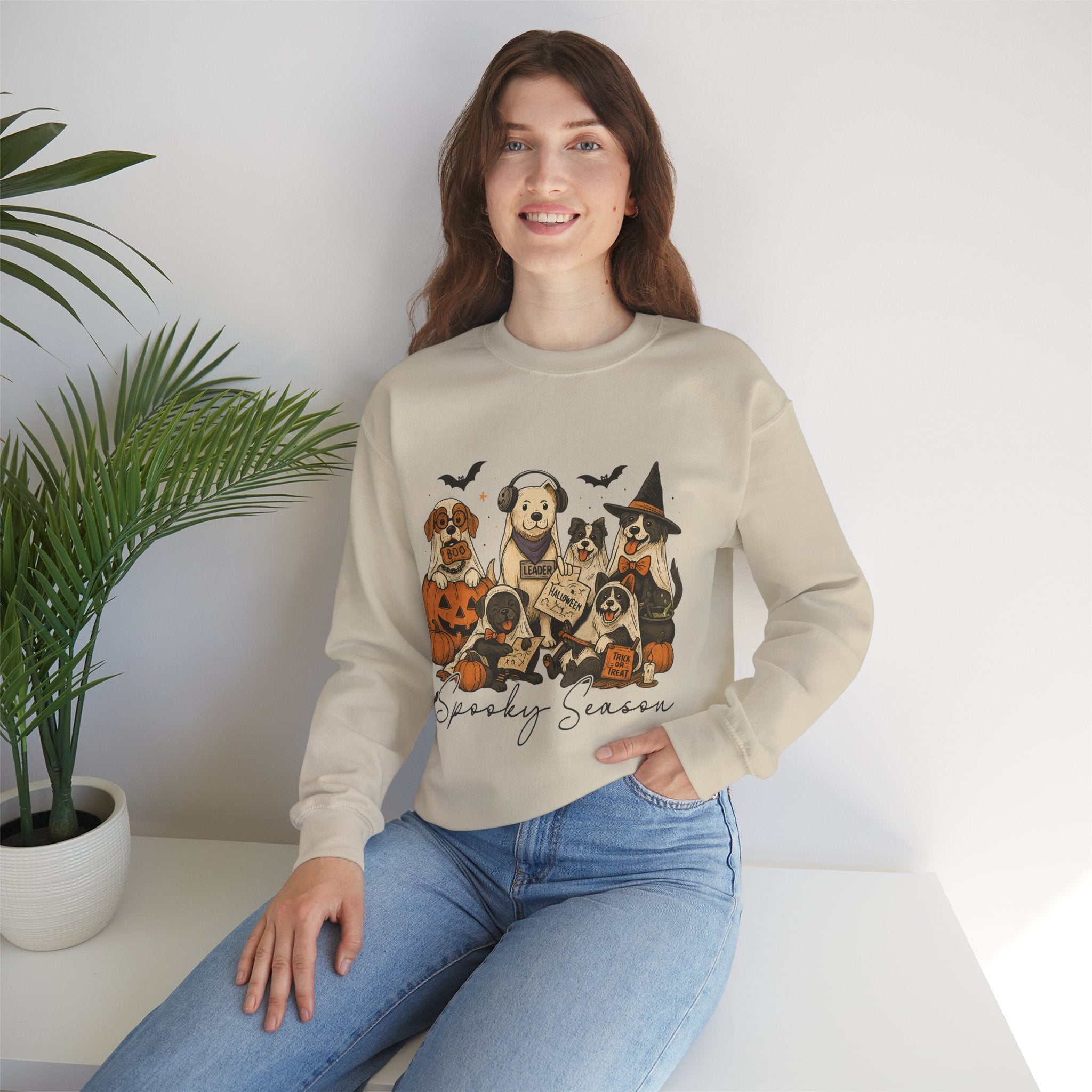Spooky Season, Cozy Halloween Apparel, Unisex Crewneck, Fall Fashion, Spooky Season Gift, Themed Clothing