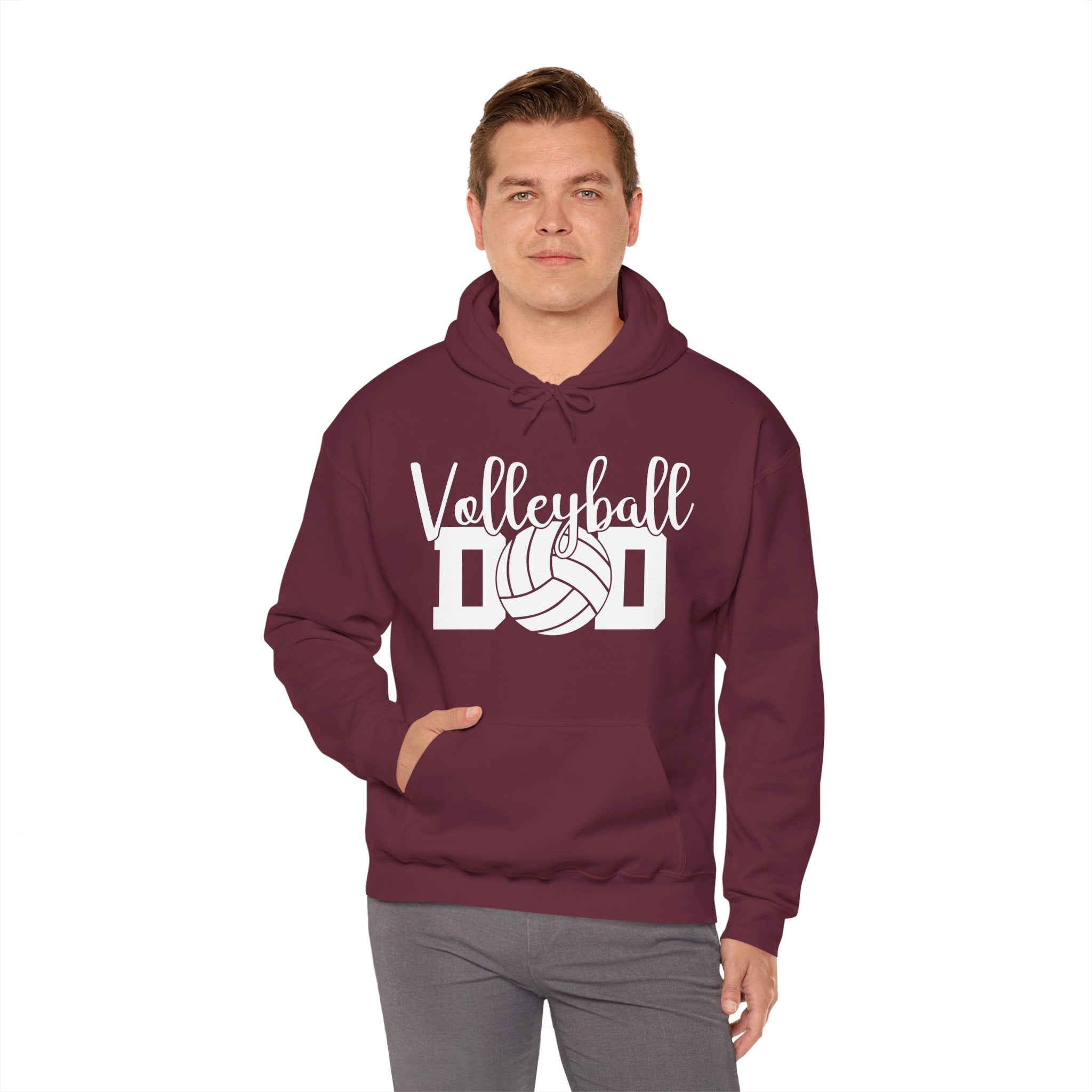 Volleyball Dad Hooded Sweatshirt/ Personalized sweatshirt
