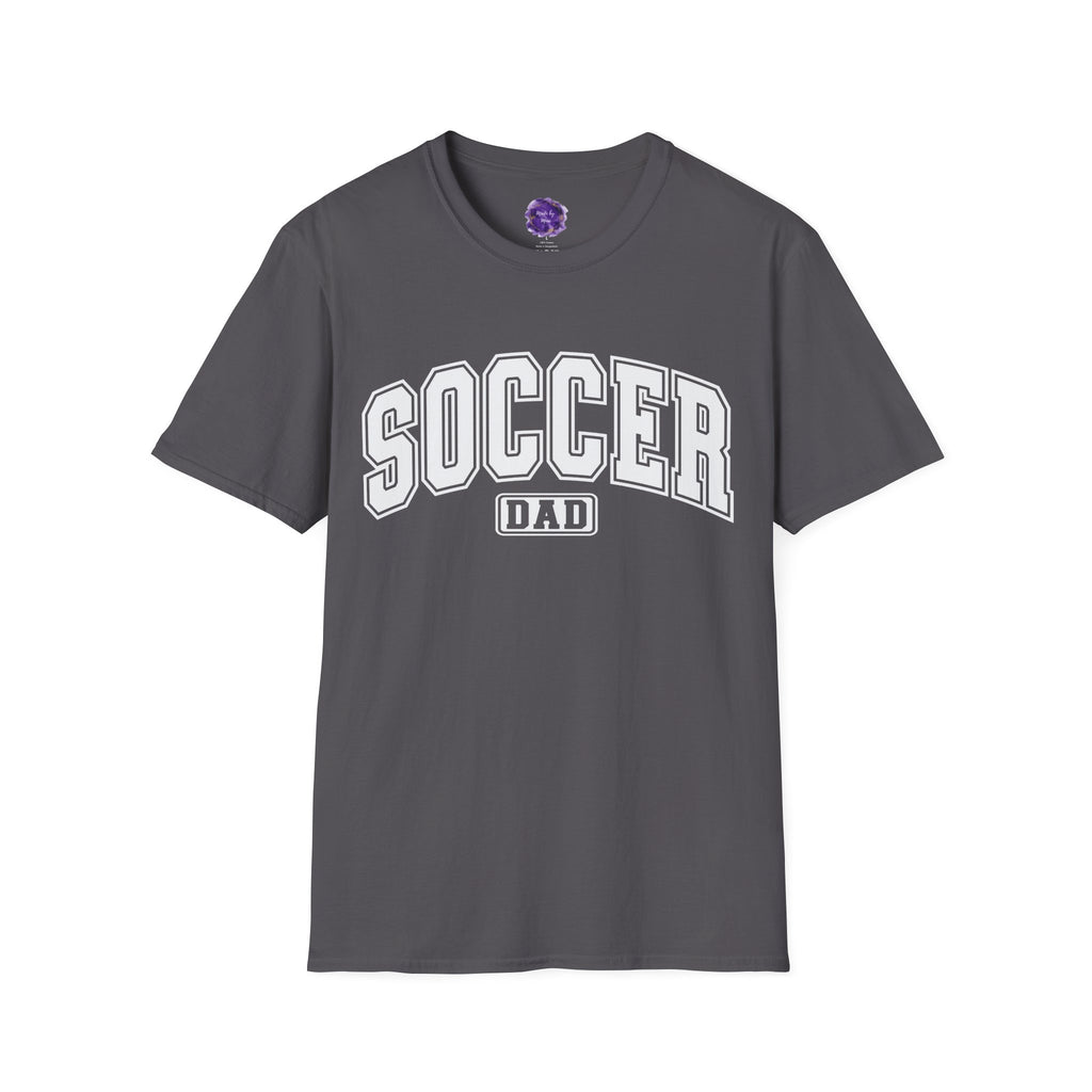 Soccer Dad T-Shirt, Sporty Graphic Tee, Perfect for Team Spirit, Gift for Dad, Casual Wear,