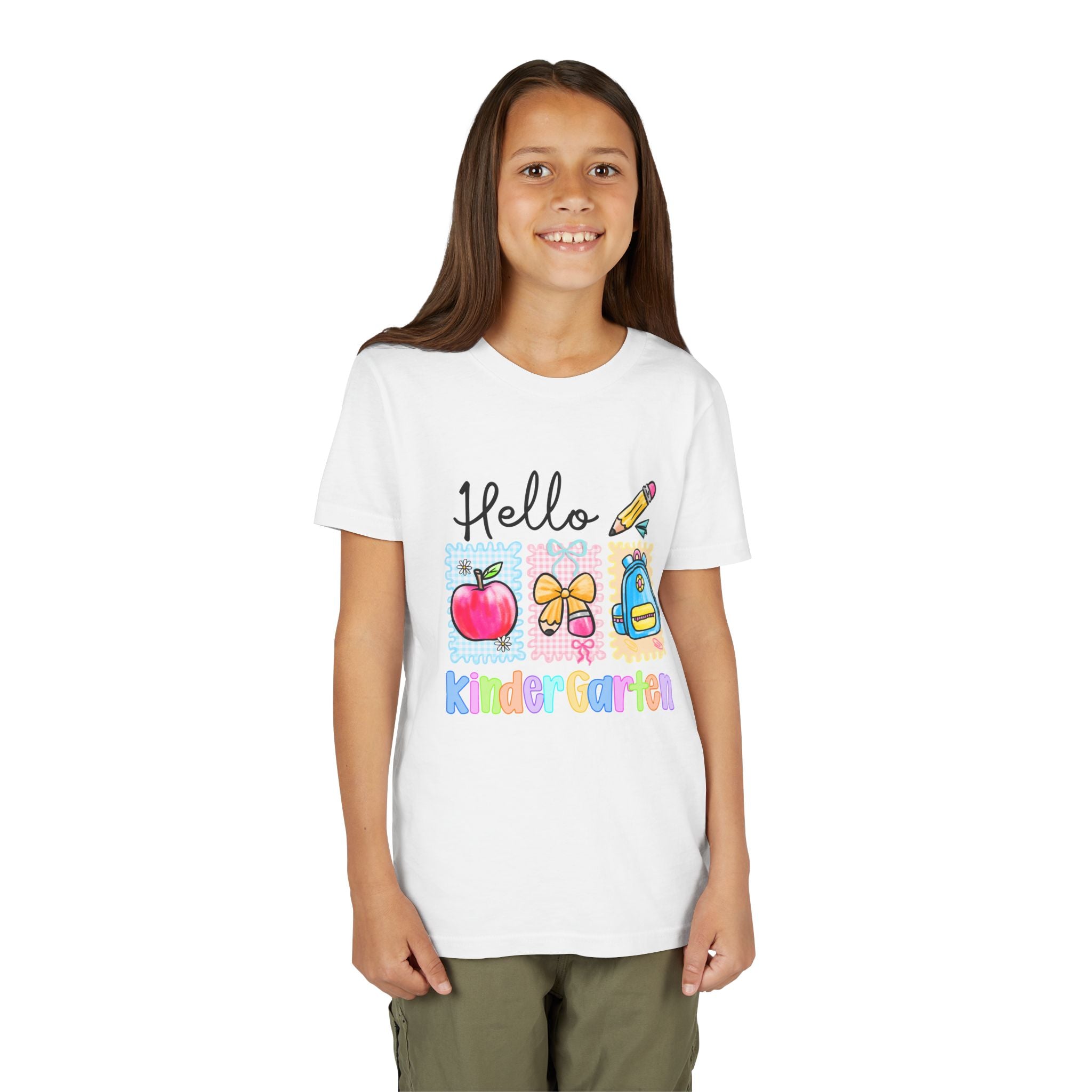 HELLO KINDERGARTEN T-shirt, back to school, youth