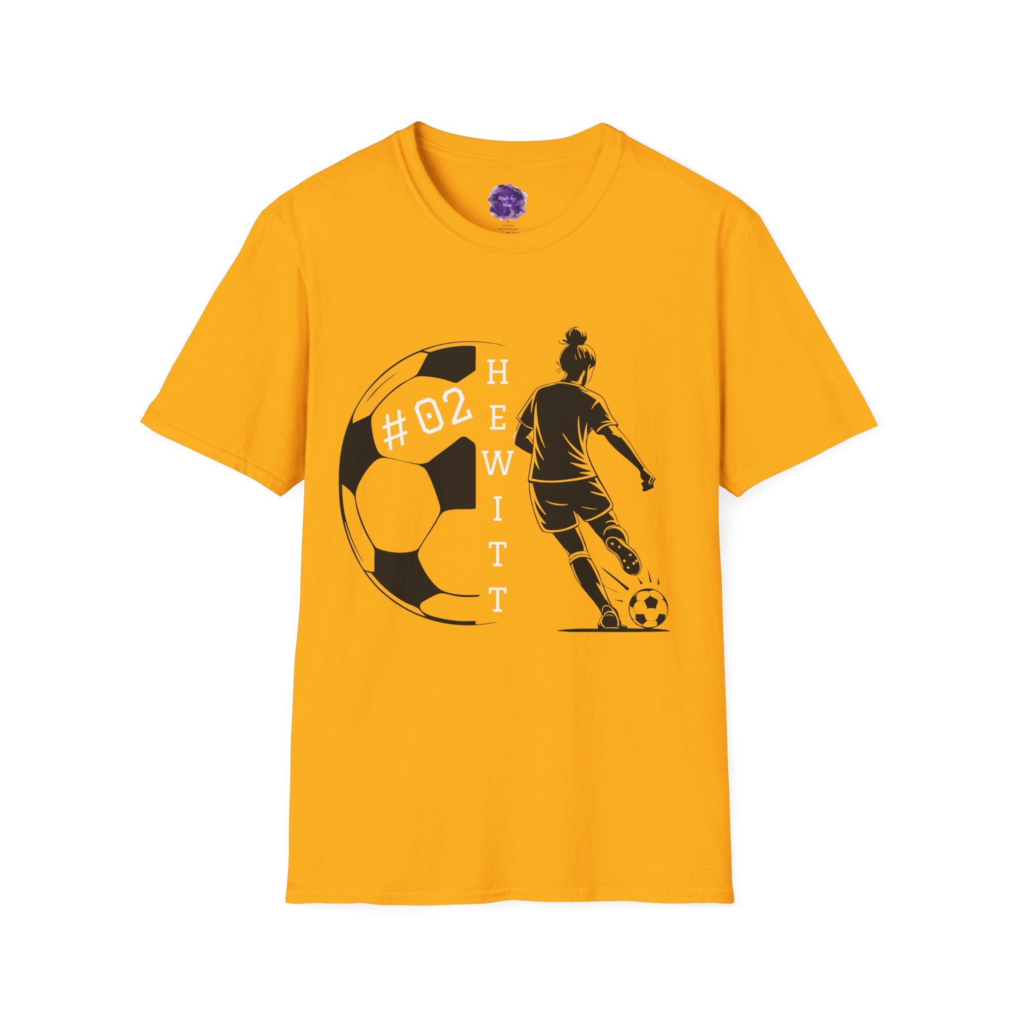 Personalized Soccer Enthusiast T-Shirt, Sporty Graphic Tee, Perfect for Team Spirit, Gift for Athletes, Casual Wear, Motivational Soccer Shirt