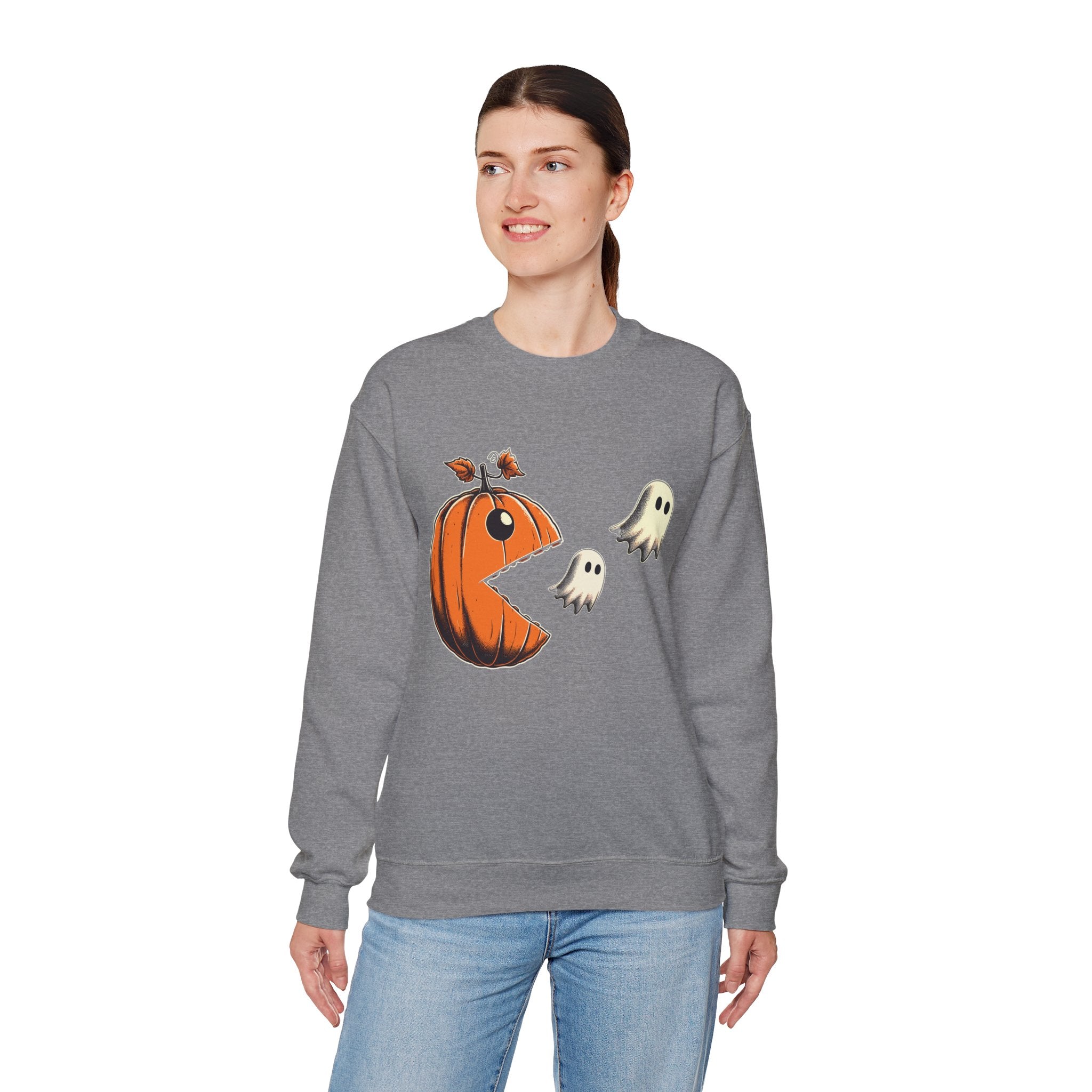 Halloween Sweatshirt, Cozy Halloween Apparel, Unisex Crewneck, Fall Fashion, Spooky Season Gift, Themed Clothing