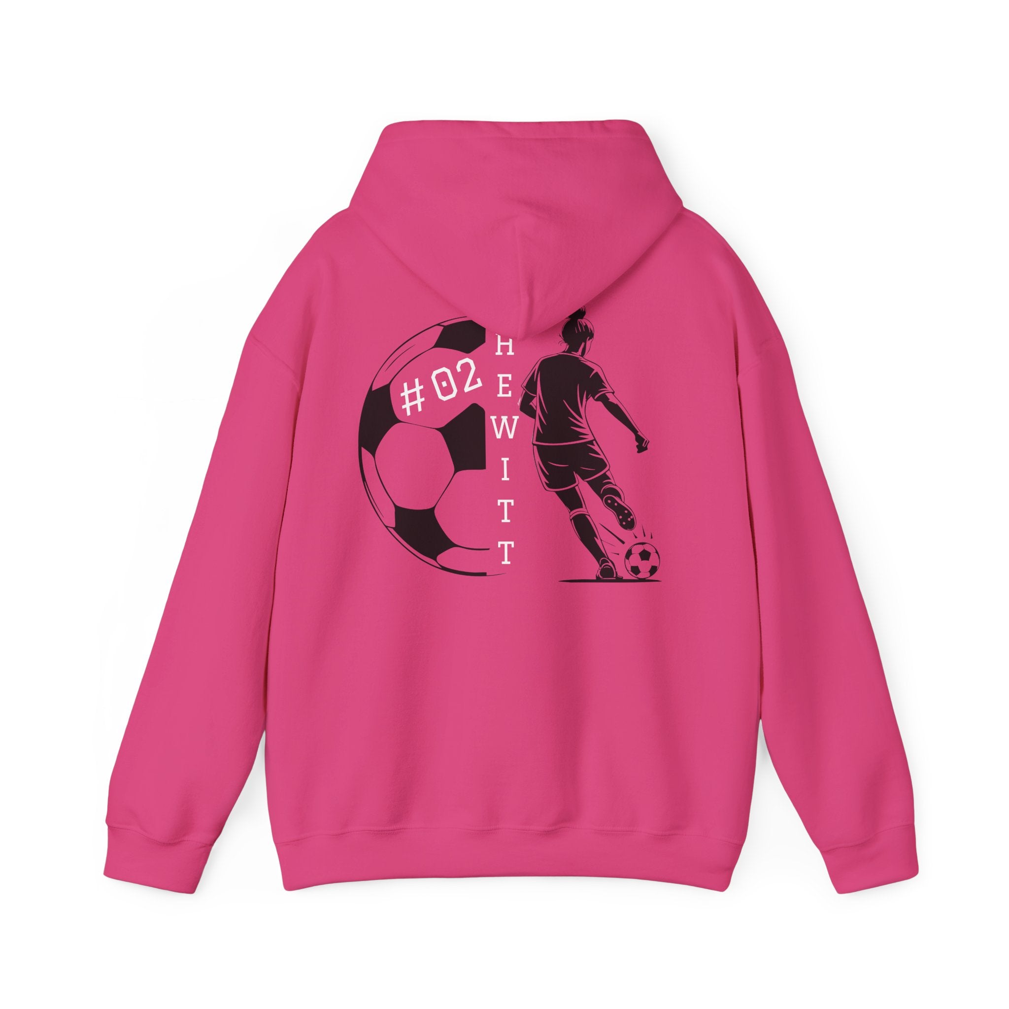 Personalized Soccer Hooded Sweatshirt | Sports Hoodie for Fans, Gift for Athletes, Casual Wear, Team Spirit Apparel