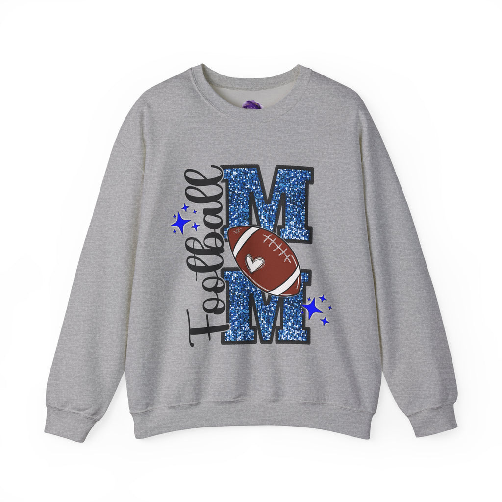 Football Mom Sweatshirt, Unisex Crewneck Sweatshirt, Perfect for Game Days, Sports Fan Apparel, Cozy Sweatshirt Gift, Football