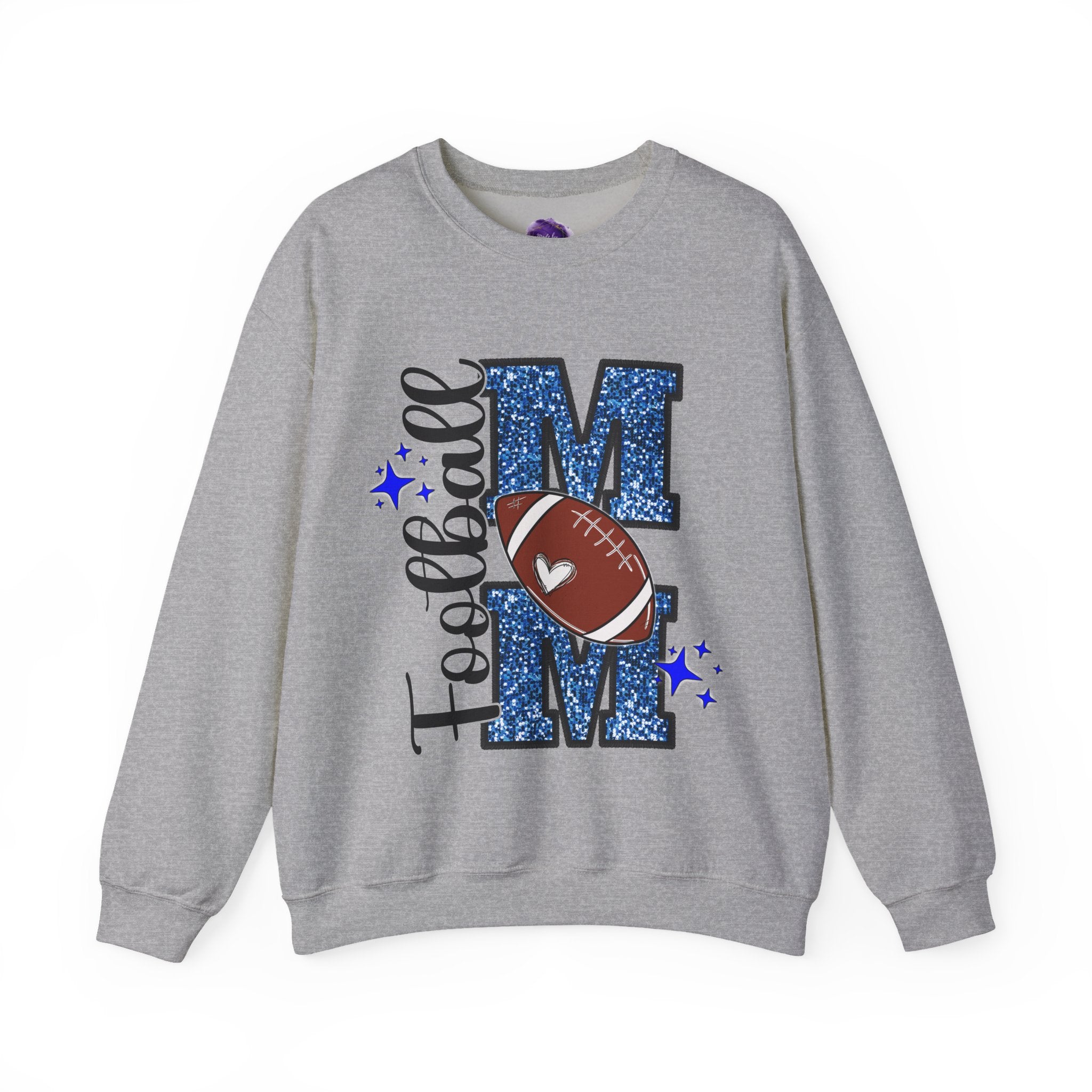 Football Mom Sweatshirt, Unisex Crewneck Sweatshirt, Perfect for Game Days, Sports Fan Apparel, Cozy Sweatshirt Gift, Football