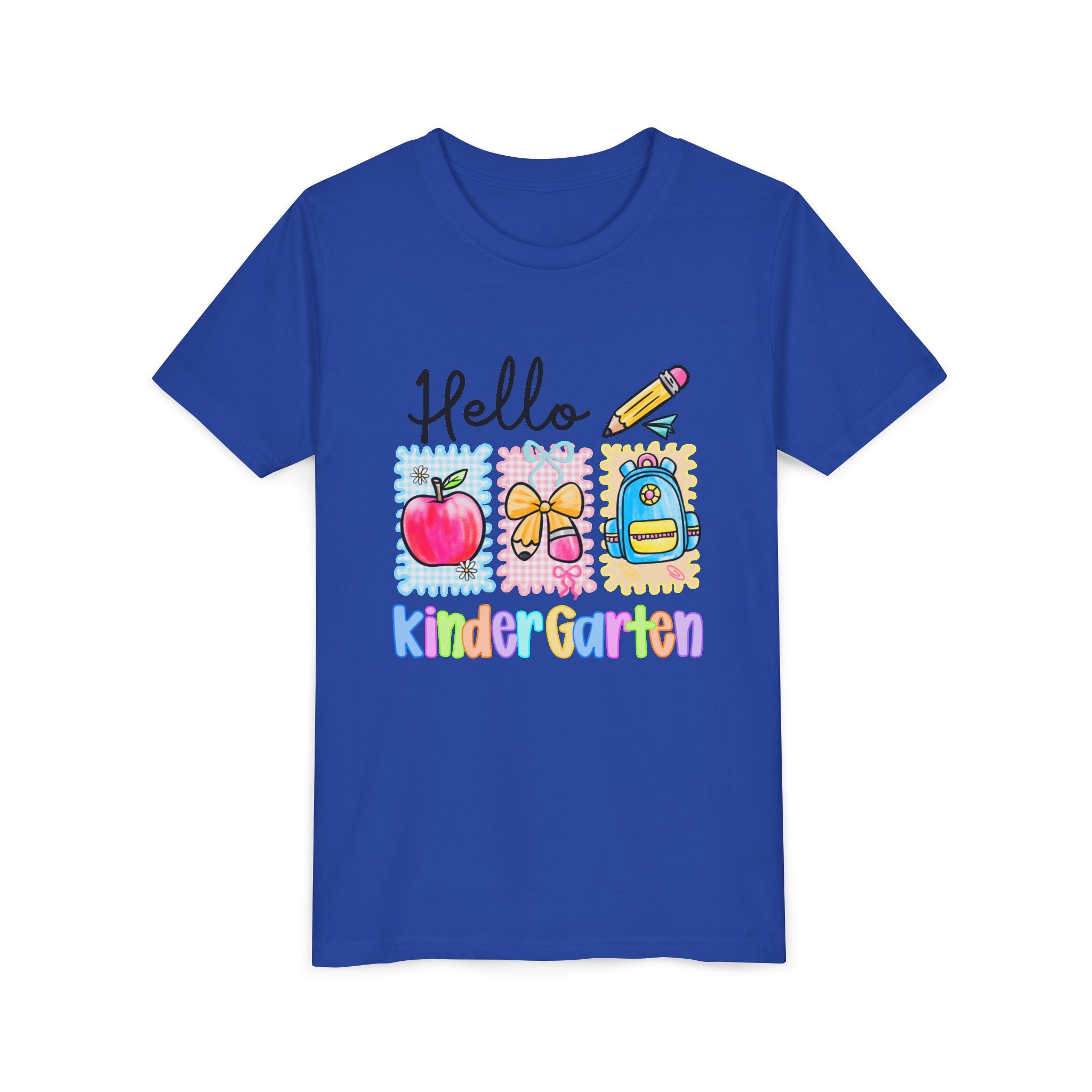 HELLO KINDERGARTEN T-shirt, back to school, youth