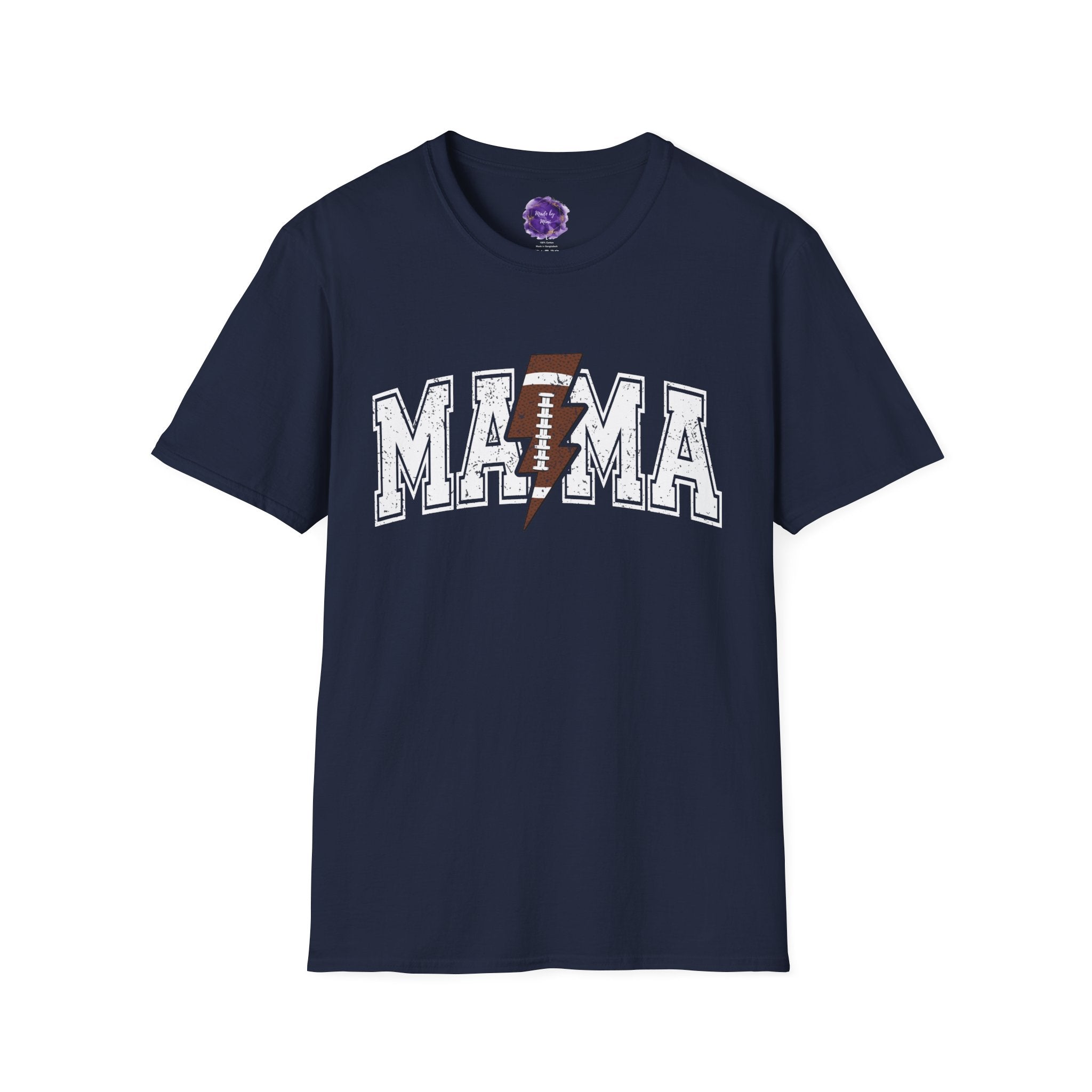 MAMA- FOOTBALL TEE,  Mom T-Shirt, Unisex Tee, Sporty Apparel for Game Day, Perfect for Football Moms, Great Gift Idea